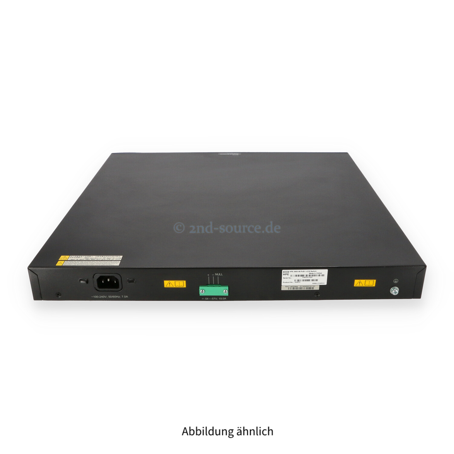 HPE 3600-48G-PoE+ v2 SI 48x 10/100Base-T PoE+ 4x SFP 1GbE 2x Shared SFP 1GbE Managed Switch JG307C JG307-61301