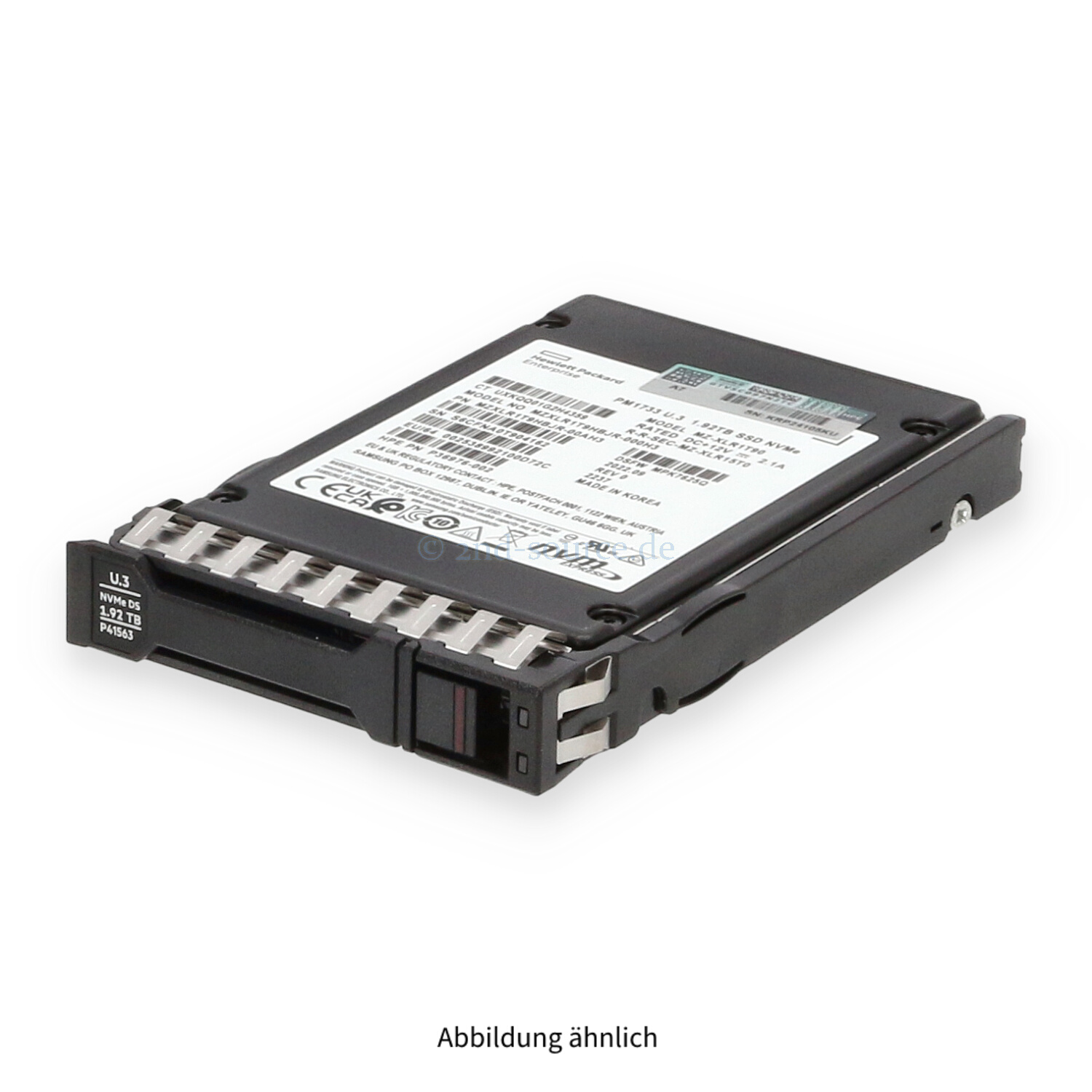 HPE 1.92TB NVMe 4.0 U.3 Read Intensive SFF BC HotPlug SSD P40565-B21 P41563-001