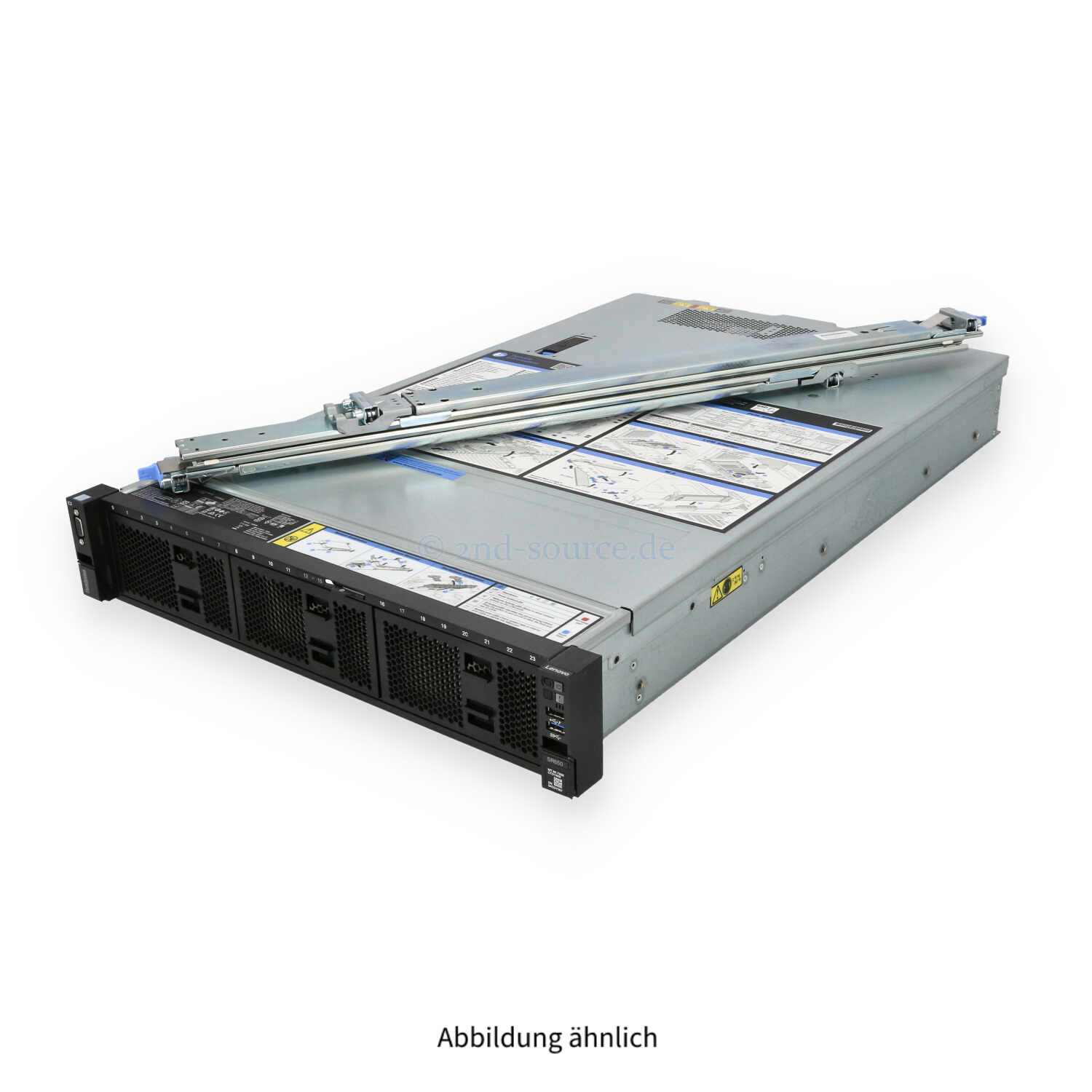 Lenovo SR650 Diskless 2P Gold 6226 2.70GHz 12C 768GB Tesla M10 QLE2692 2x 240GB M.2 SSD X722 2x 1600W Rackkit WS2019 Datacenter