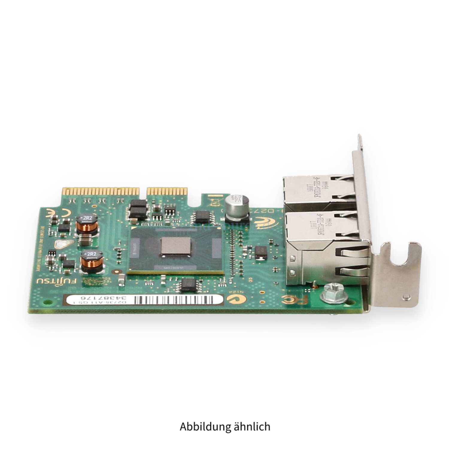 Fujitsu D2735-A12 2x1000Base-T PCIe Server Ethernet Adapter Low Profile S26361-D2735-A12 Fujitsu D2735-A12 2x1000Base-T PCIe Server Ethernet Adapter Low Profile S26361-D2735-A12