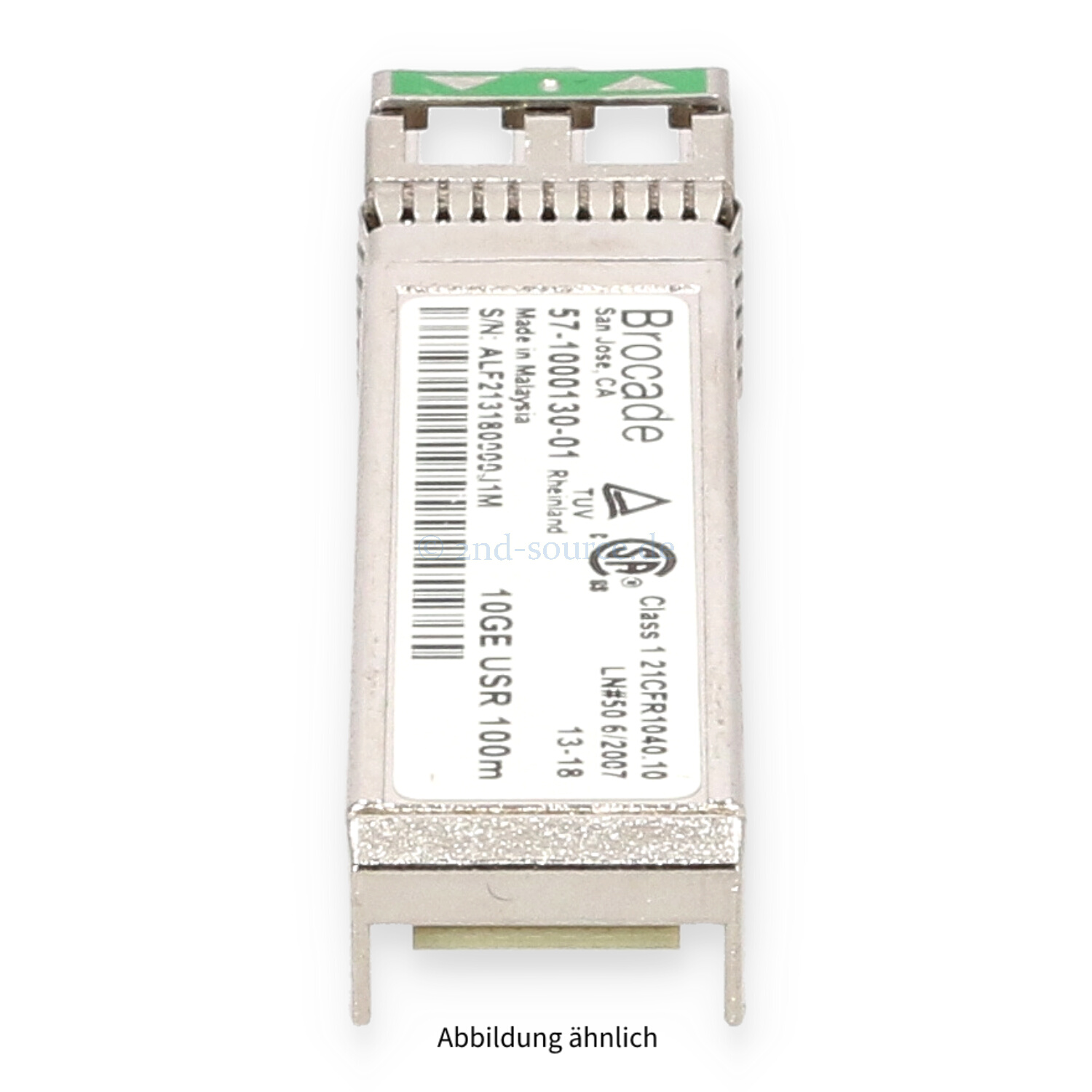 Brocade 10GBase-USR Shortwave SFP+ LC Transceiver Module 57-1000130-01 10G-SFPP-USR