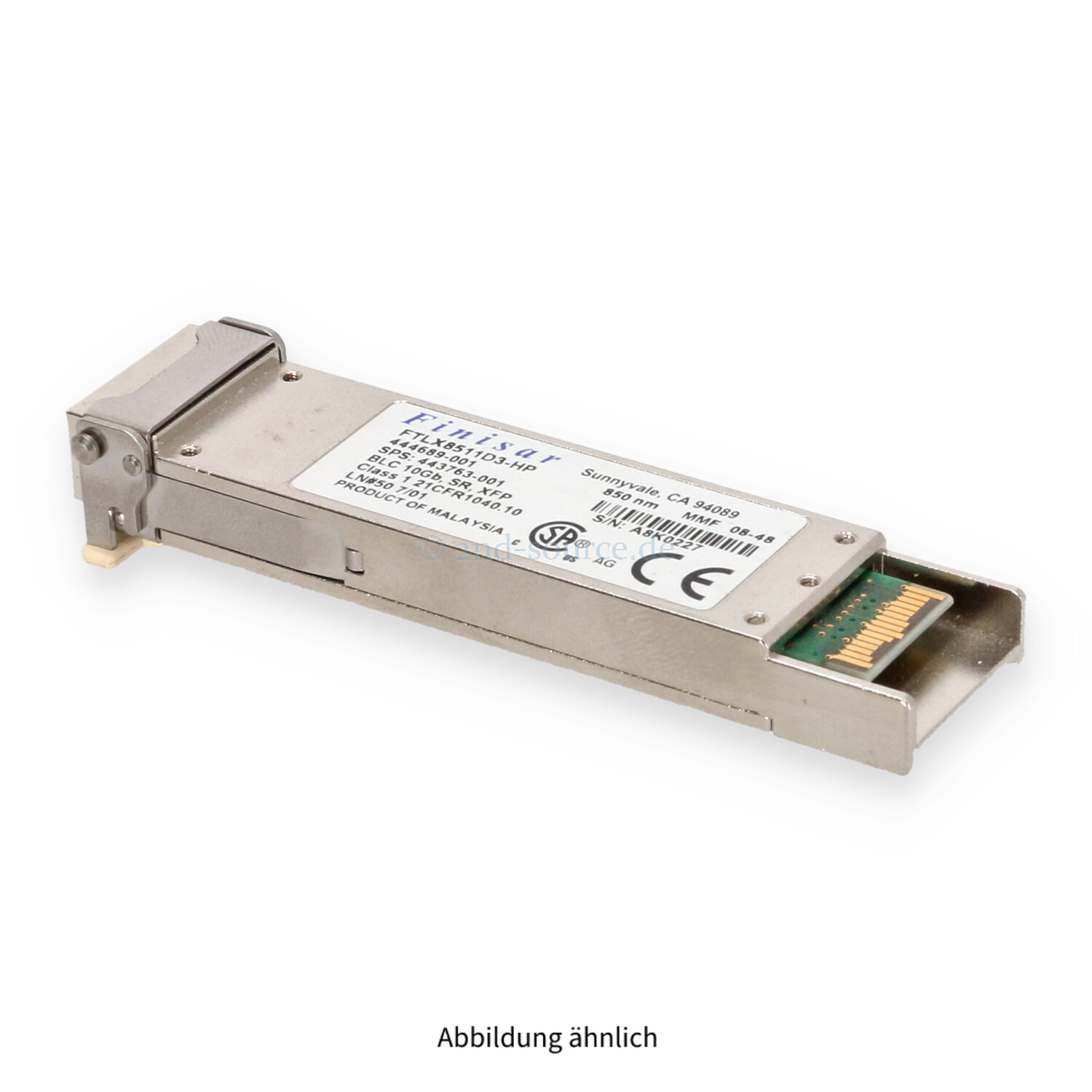 HPE Bladesystem c-Class 10GB XFP+ SR 850NM Transceiver 443756-B21 444689-001 443763-001