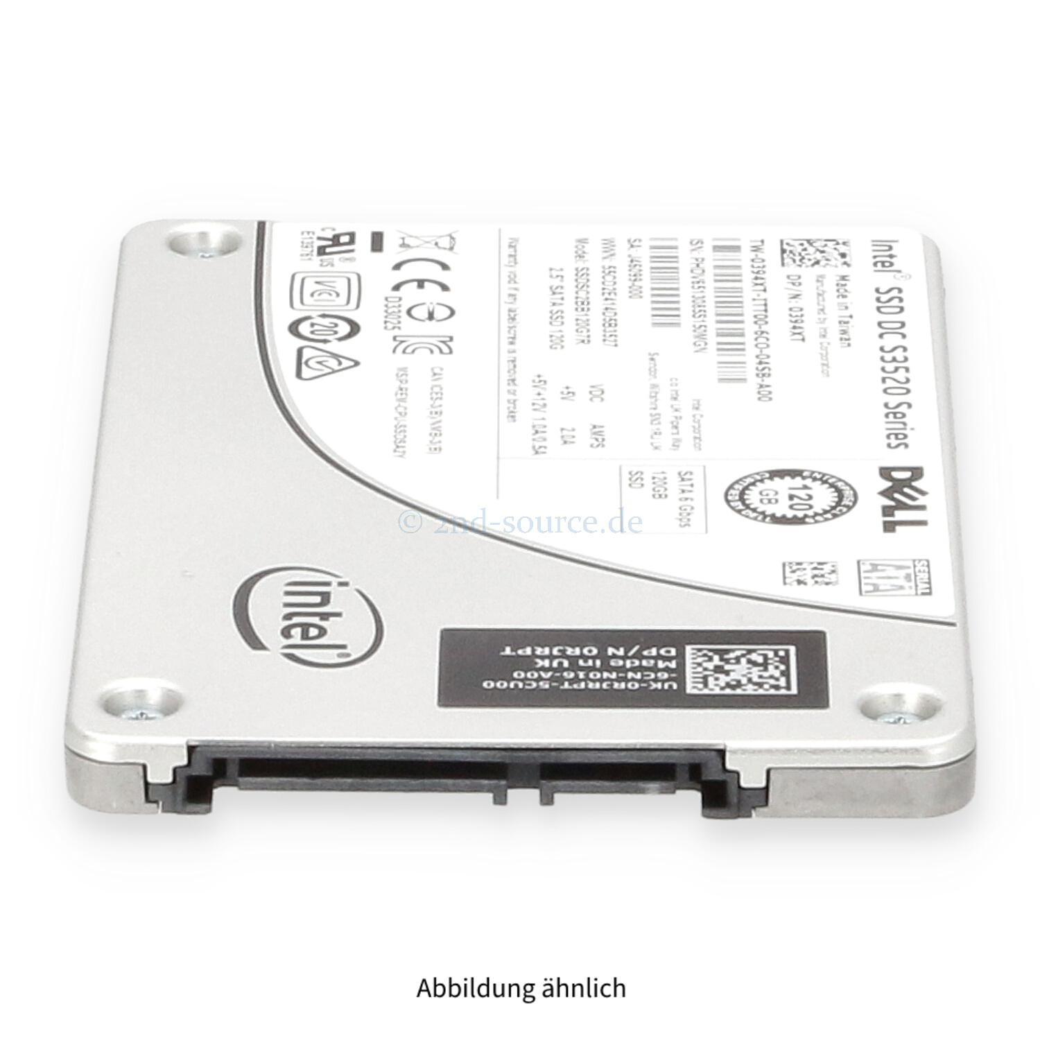 Dell 120GB SATA 6G SFF Read Intensive SSD 394XT 0394XT