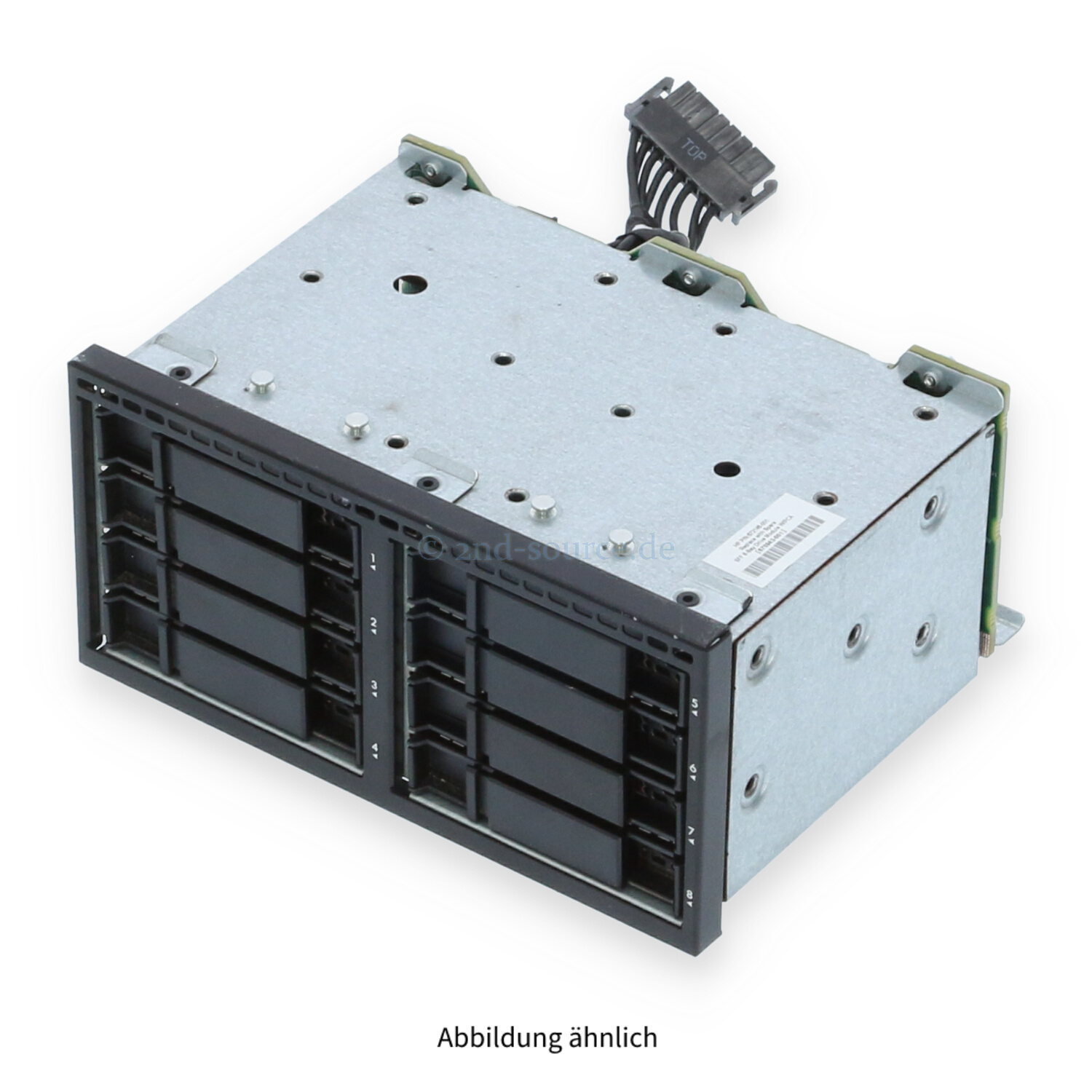 HPE 8x 2.5'' SFF Drive Cage DL380 DL385 G8 672146-001 HPE 8x 2.5'' SFF Drive Cage DL380 DL385 G8 672146-001