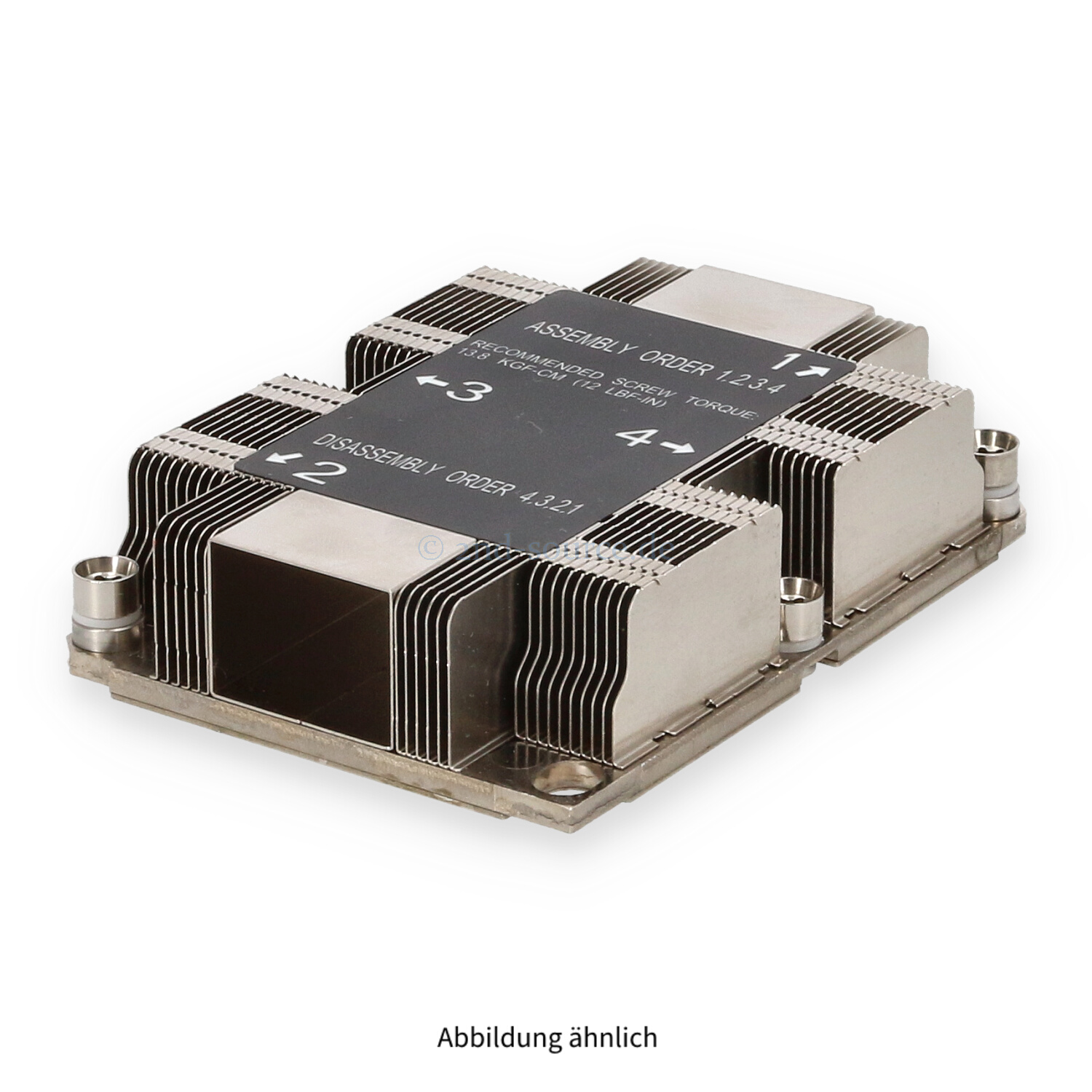 Supermicro Passive Heatsink 1U LGA3647 up to 165W X11 SNK-P0067PSM Supermicro Passive Heatsink 1U LGA3647 up to 165W X11 SNK-P0067PSM