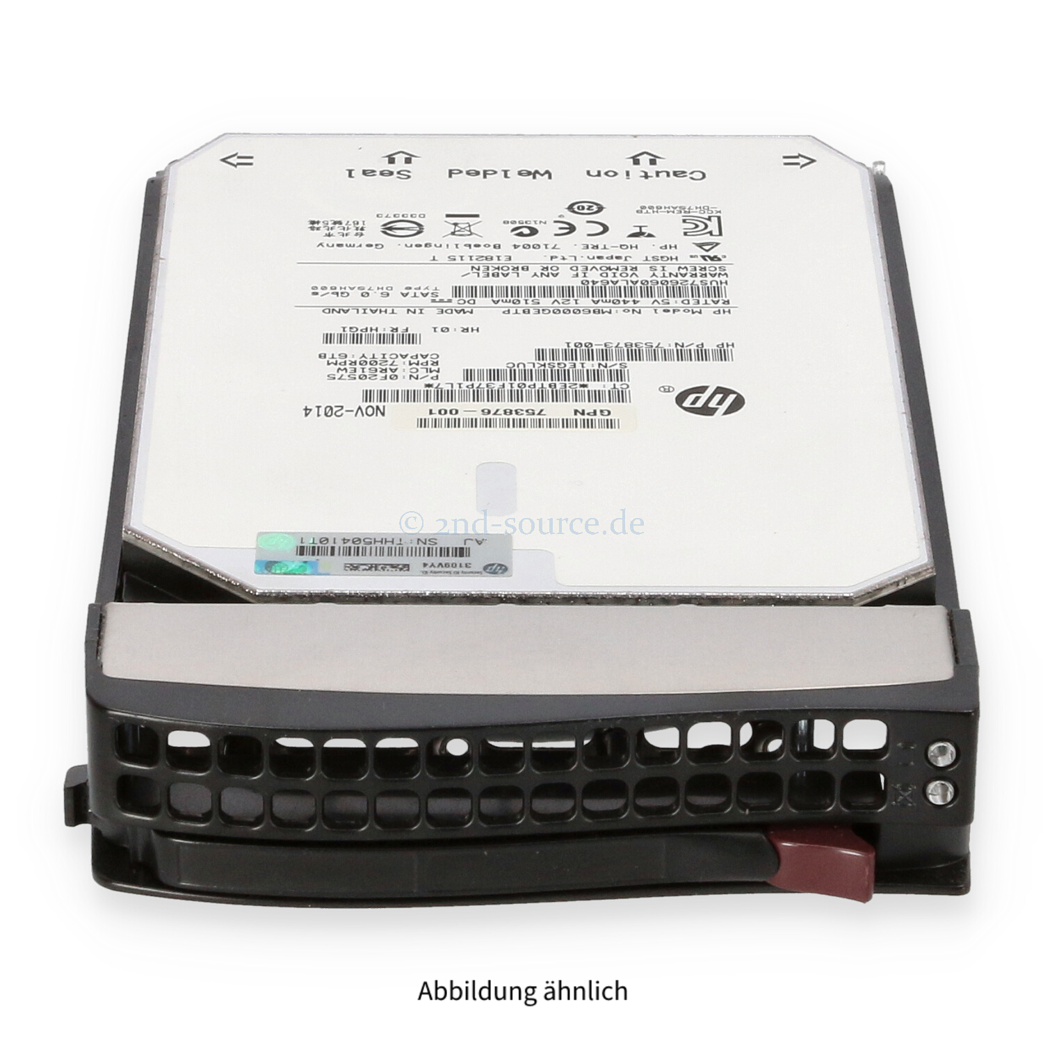 HGST 6TB 7.2k SATA 6G LFF HotPlug HDD kompatibel zu HDD-T6000-HUS726060ALA64 HGST 6TB 7.2k SATA 6G LFF HotPlug HDD kompatibel zu HDD-T6000-HUS726060ALA64