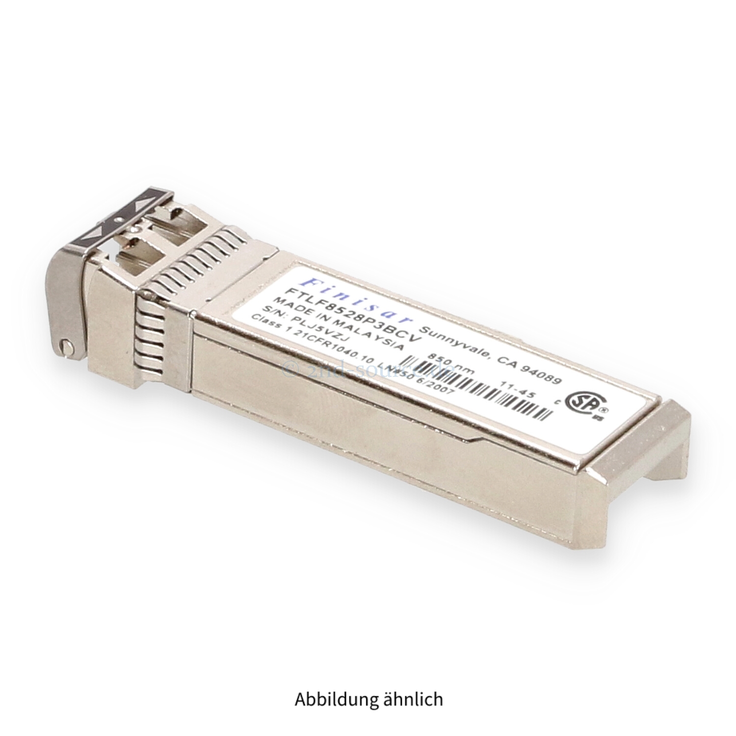 HPE 8GB FC XCVR Shortwave SFP+ Transceiver Module MSA P2000 G3 592264-001 FTLF8528P3BCV HPE 8GB FC XCVR Shortwave SFP+ Transceiver Module MSA P2000 G3 592264-001 FTLF8528P3BCV