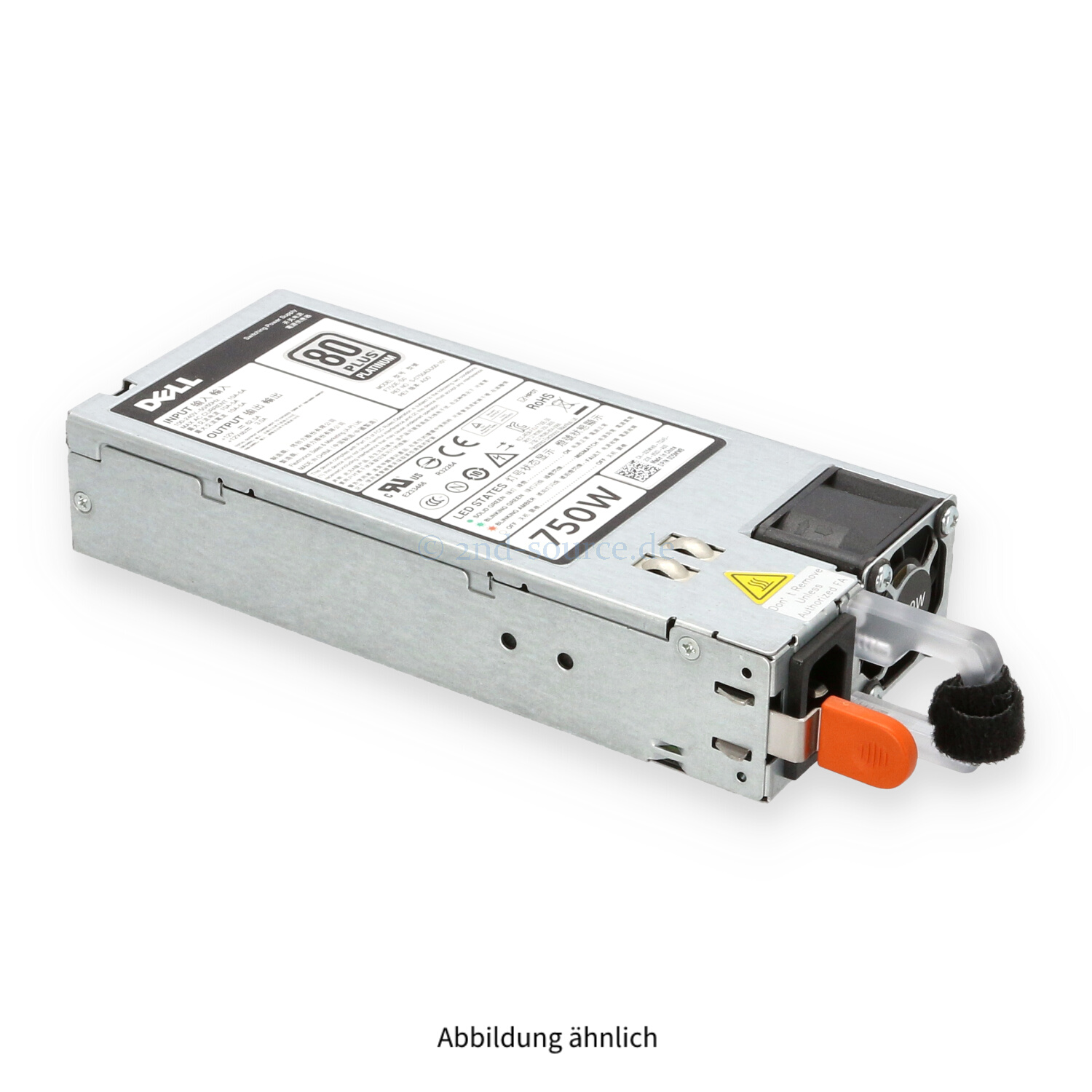 Dell 750W 80 Plus Platinum HotPlug Power Supply R620 R720 D5MW8 0D5MW8 Dell 750W 80 Plus Platinum HotPlug Power Supply R620 R720 D5MW8 0D5MW8