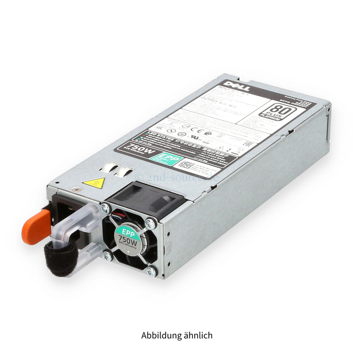 Dell 750W 80 Plus Platinum HotPlug Power Supply KTW3M 0KTW3M Dell 750W 80 Plus Platinum HotPlug Power Supply KTW3M 0KTW3M