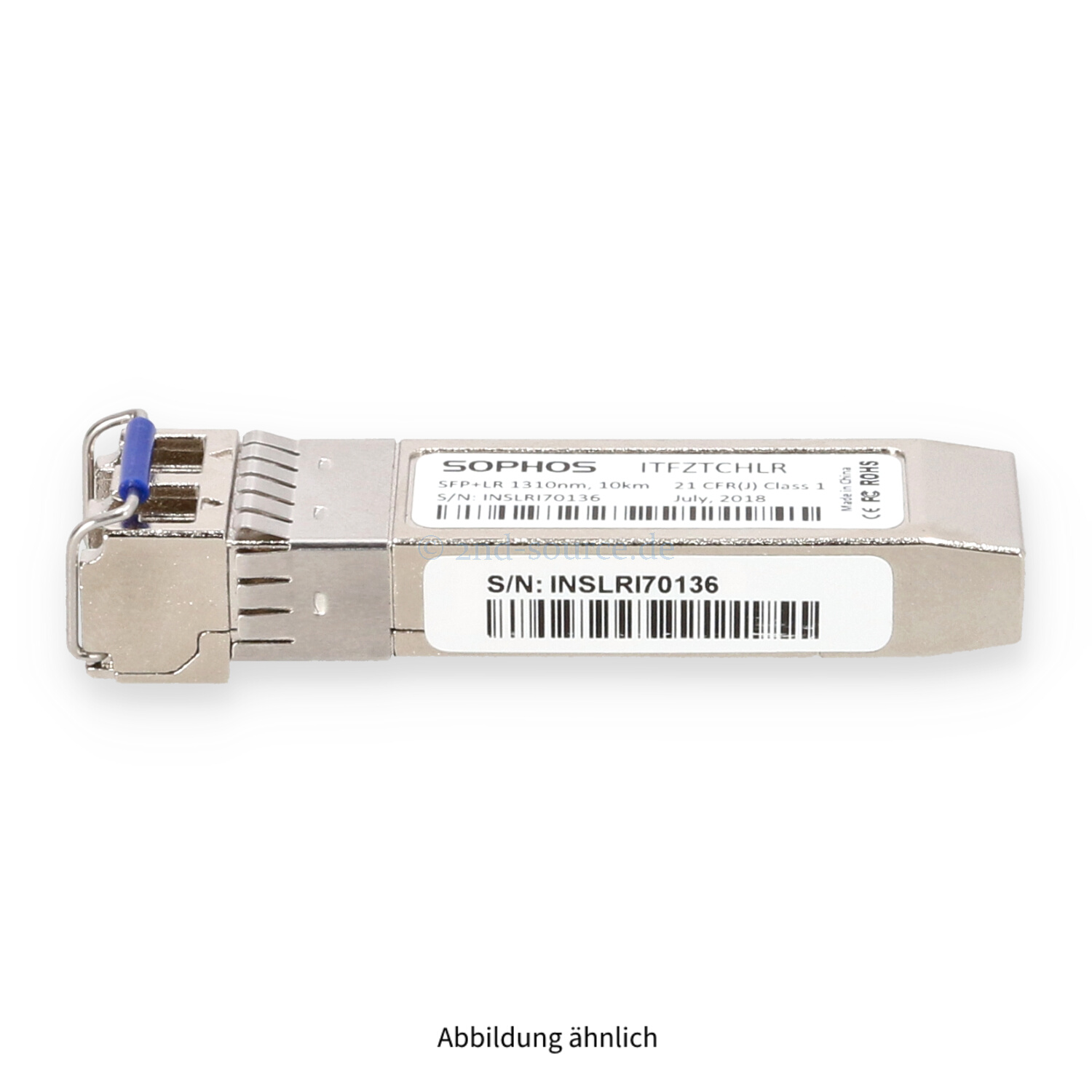 Sophos 10GBase-LR Longwave SFP+ Transceiver Module ITFZTCHLR