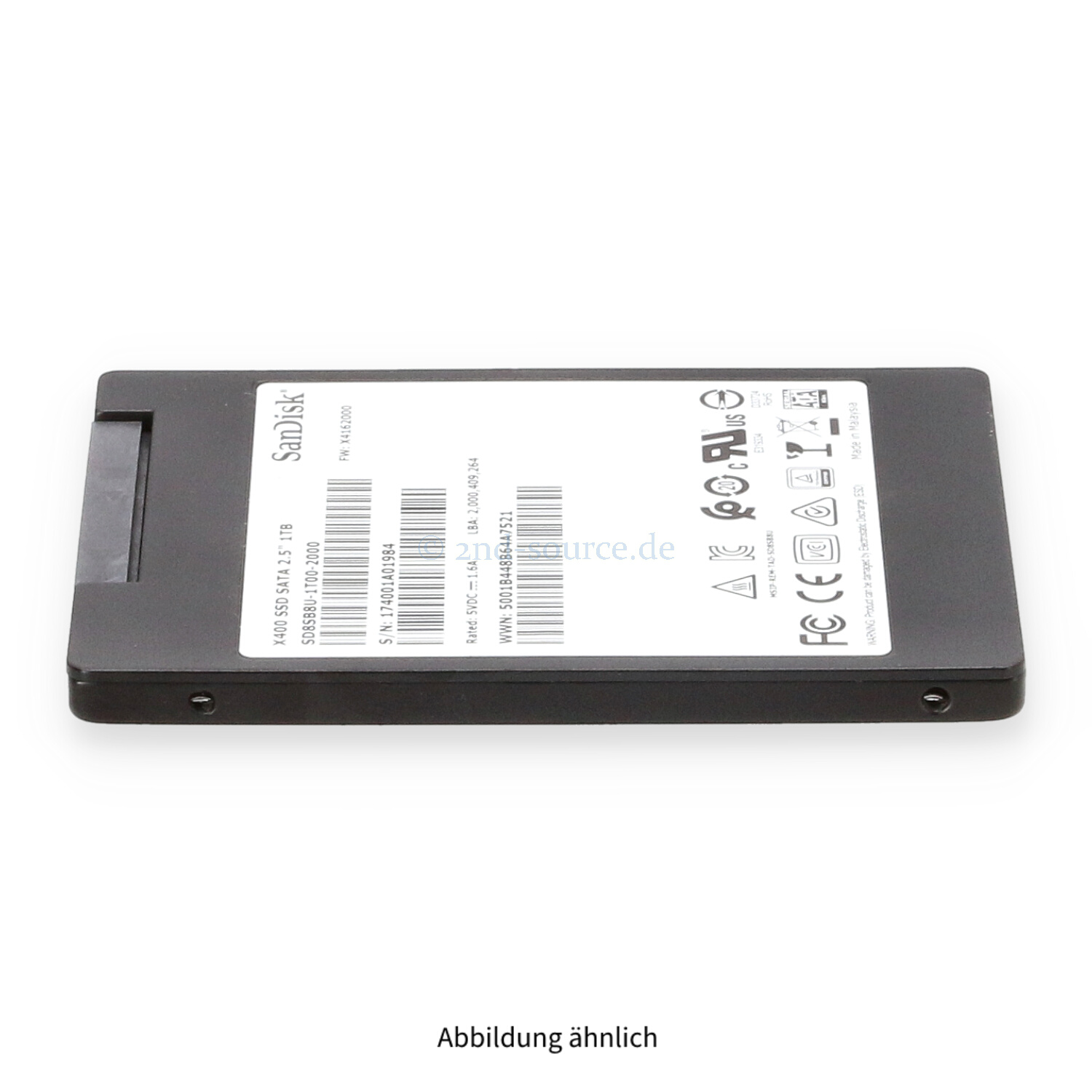 SanDisk X400 1TB SAS 6G SFF Read Intensive SSD SD8SB8U-1T00-2000