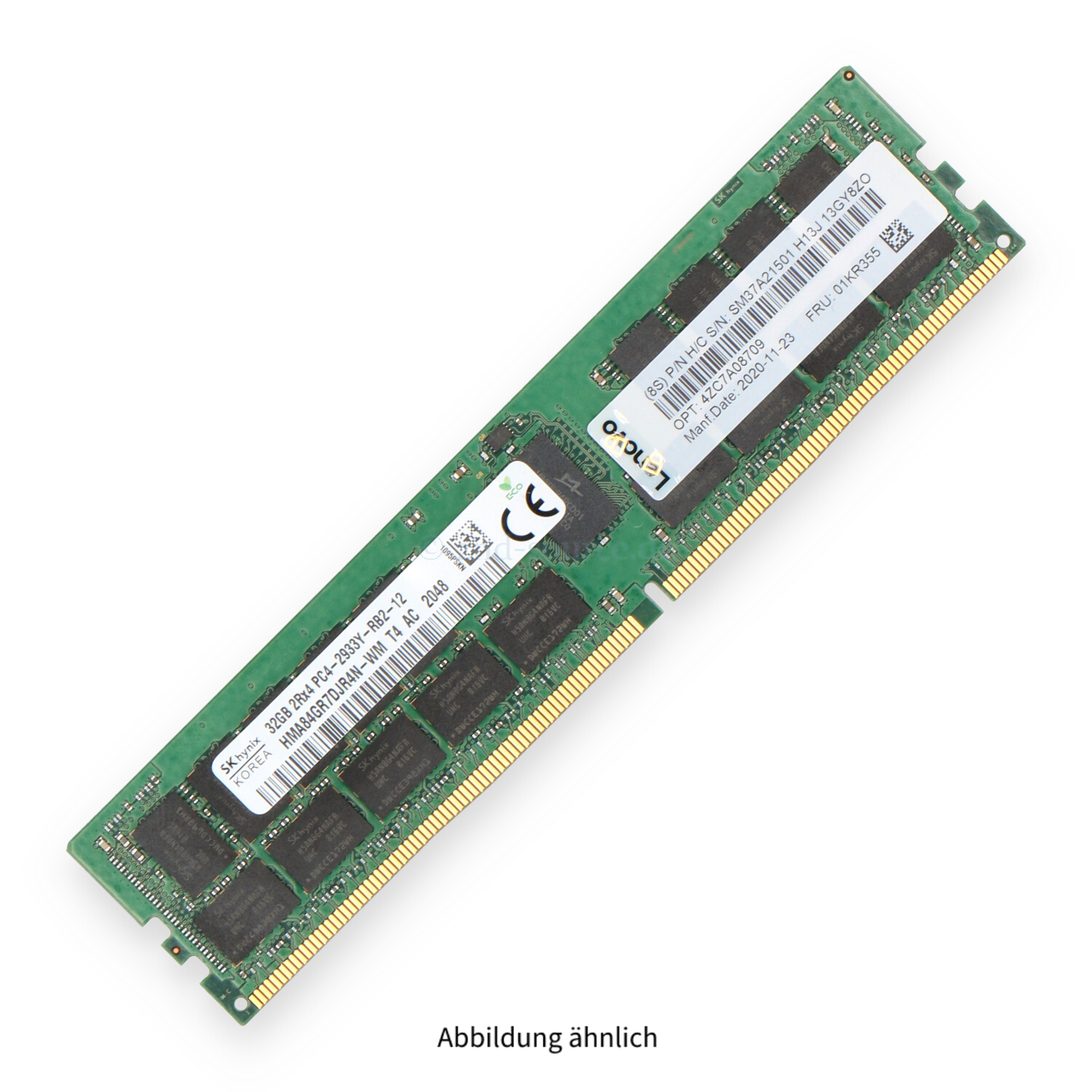 Lenovo 32GB PC4-23466Y-R Dual Rank x4 (DDR4-2933) Registered ECC 01KR355 4ZC7A08709