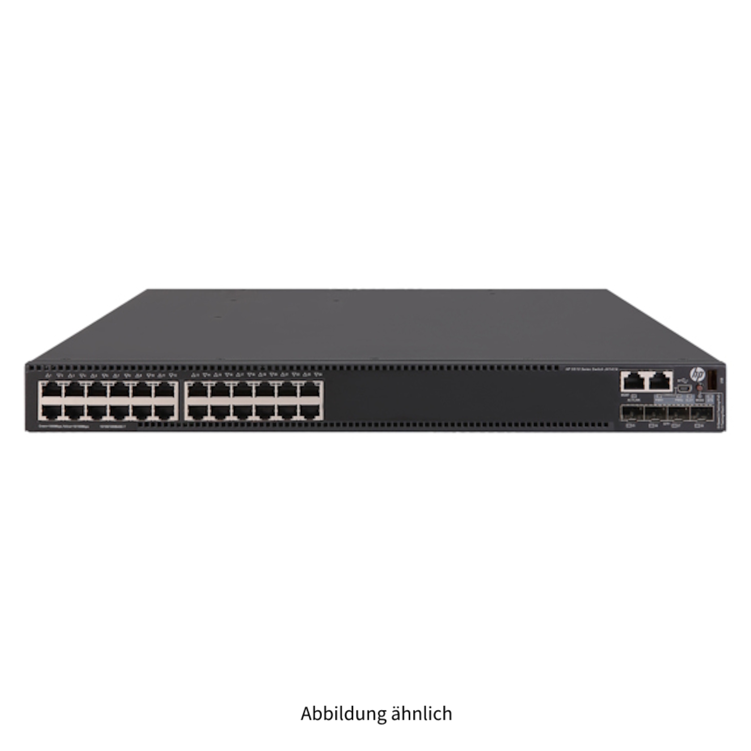 HPE FlexNetwork 5510 24x RJ-45 1GbE PoE+ 4x SFP+ 10GbE 2x F-t-B HI Switch JH147A JH147-61001 HPE FlexNetwork 5510 24x RJ-45 1GbE PoE+ 4x SFP+ 10GbE 2x F-t-B HI Switch JH147A JH147-61001
