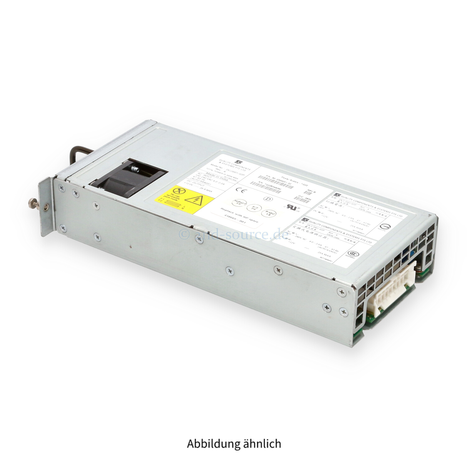 HPE Brocade 300W AC SAN Switch Power Supply 4/64 8/80 418665-001 60-0300031-02 HPE Brocade 300W AC SAN Switch Power Supply 4/64 8/80 418665-001 60-0300031-02