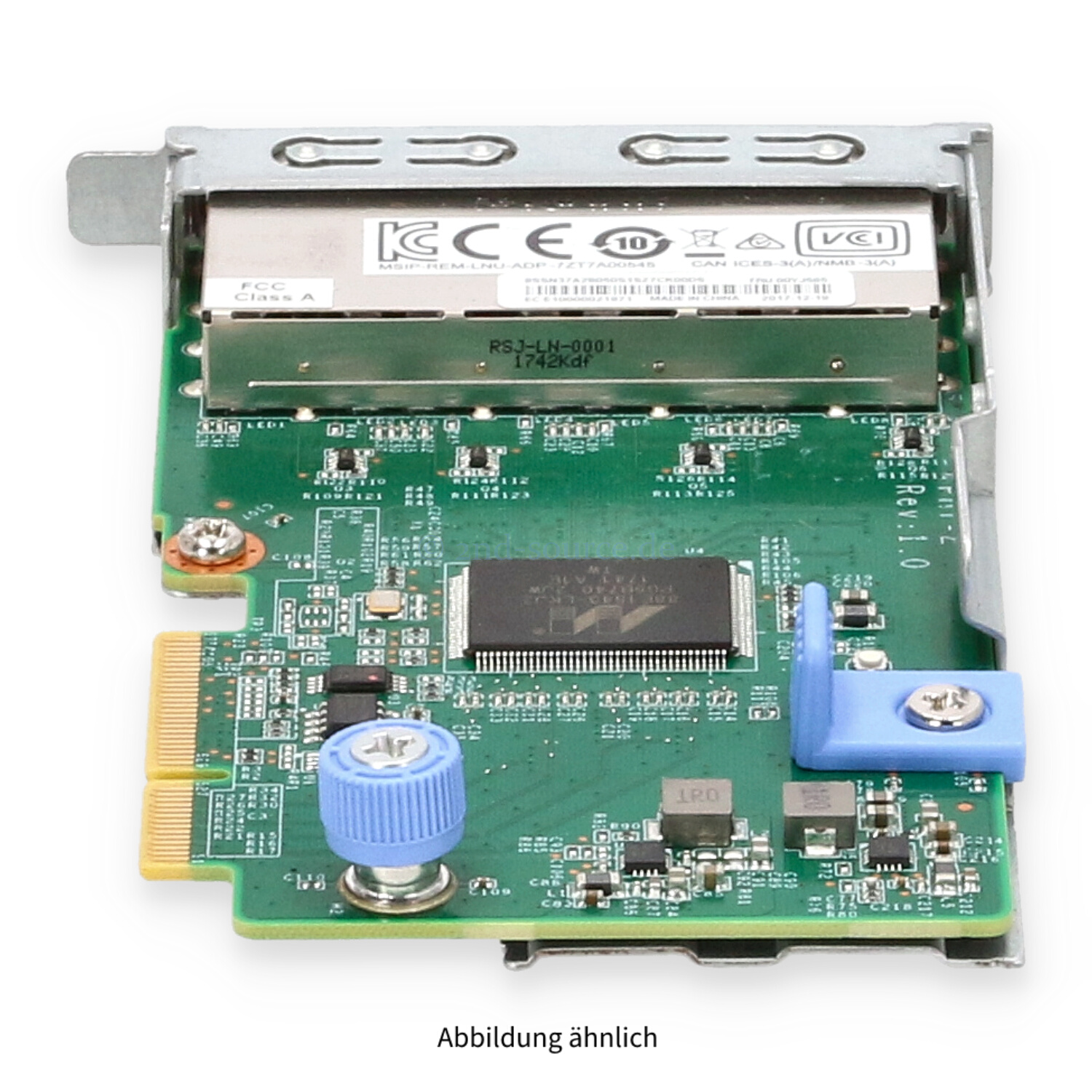 Lenovo X722 PHY-2 4x1000Base-T LOM Network Daughter Card 7ZT7A00545 00YJ565