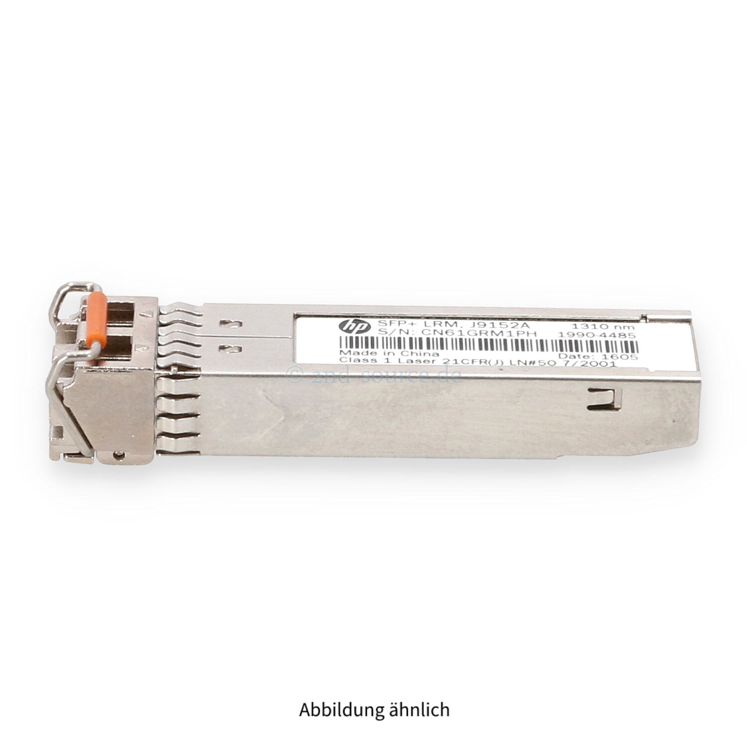 HPE X132 10GB SFP+ LC LRM Transceiver J9152A J9152-69101 HPE X132 10GB SFP+ LC LRM Transceiver J9152A J9152-69101