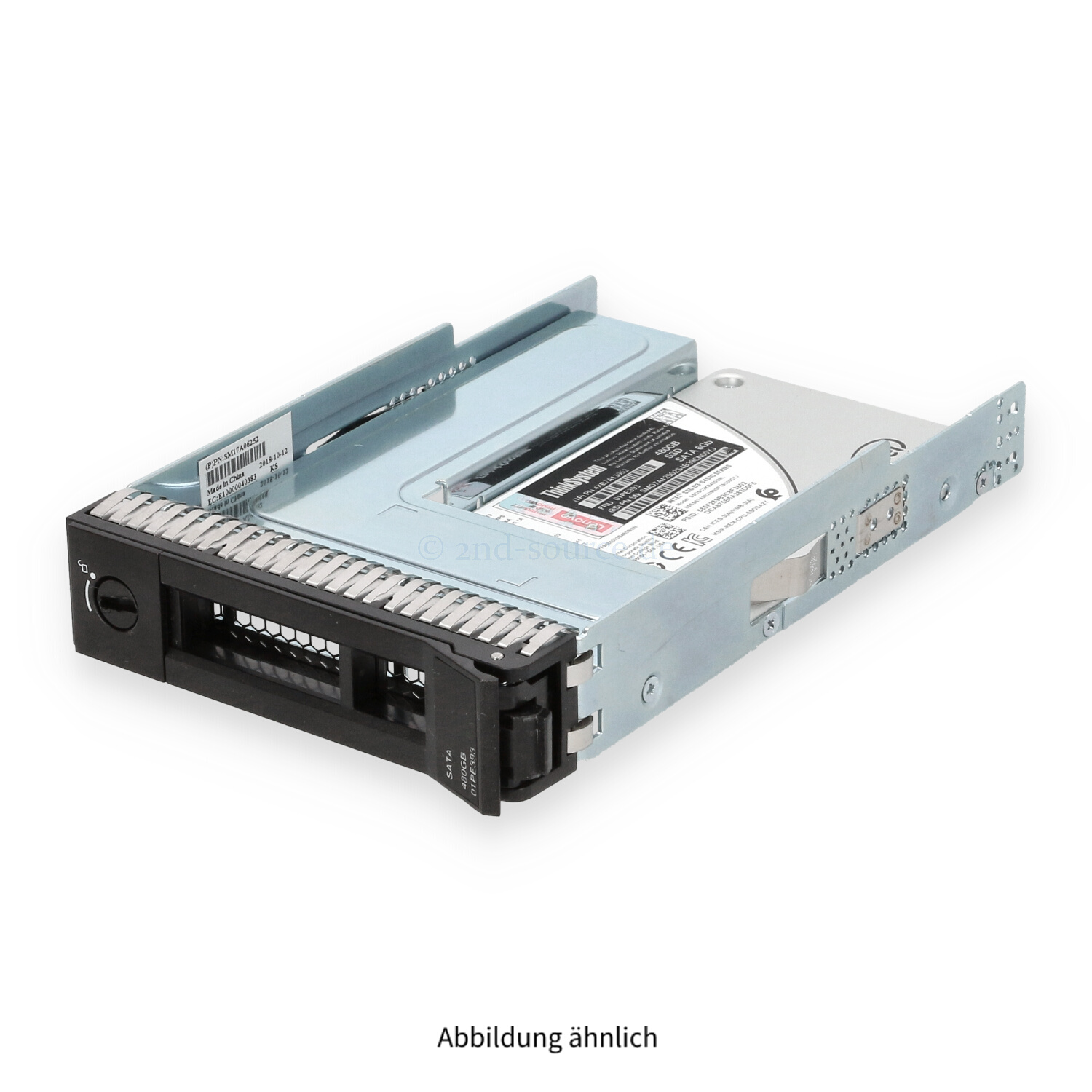 Lenovo 480GB SATA 6G LFF HotPlug SSD 4XB7A13952 01PE393 Lenovo 480GB SATA 6G LFF HotPlug SSD 4XB7A13952 01PE393
