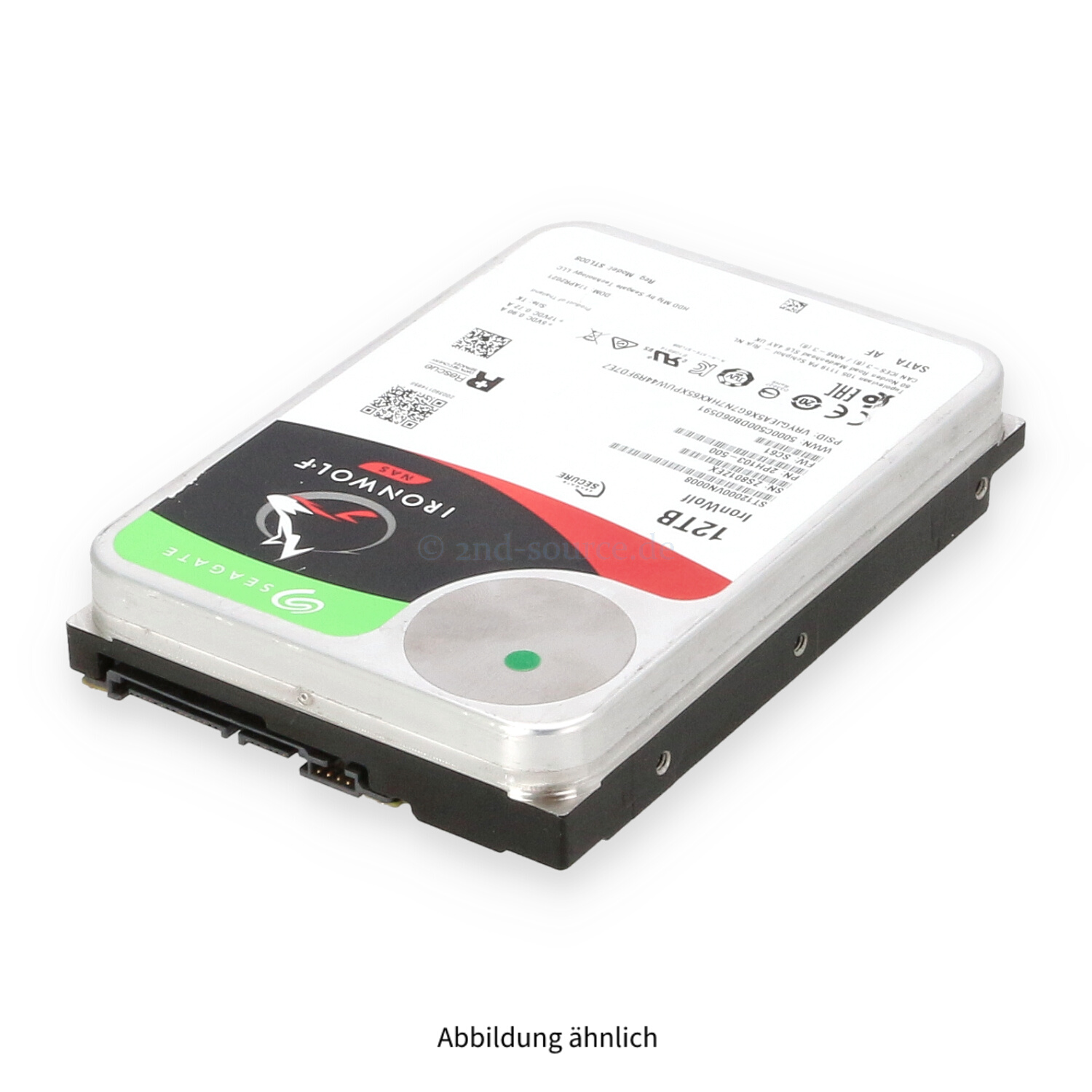 Seagate IronWolf 12TB 7.2k SATA 6G LFF HDD ST12000VN0008