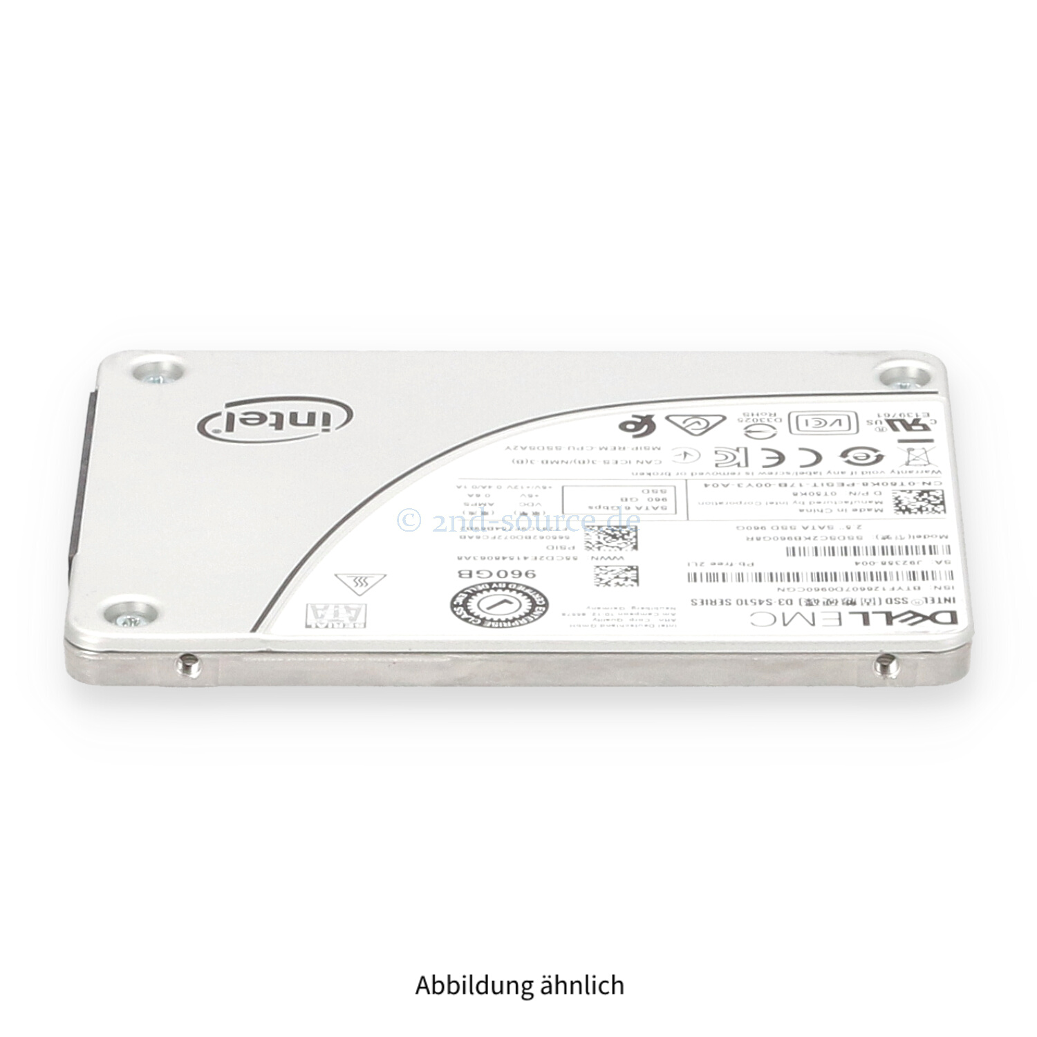 Dell 960GB SATA 6G SFF Read Intensive SSD T50K8 0T50K8