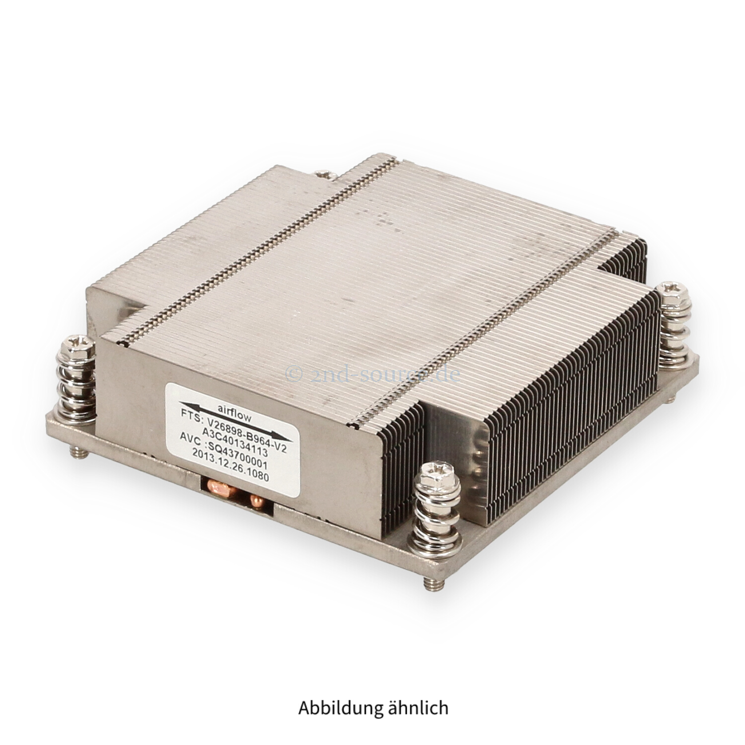 Fujitsu Heatsink Primergy RX200 S7 V26898-B964-V2 A3C40134113 Fujitsu Heatsink Primergy RX200 S7 V26898-B964-V2 A3C40134113