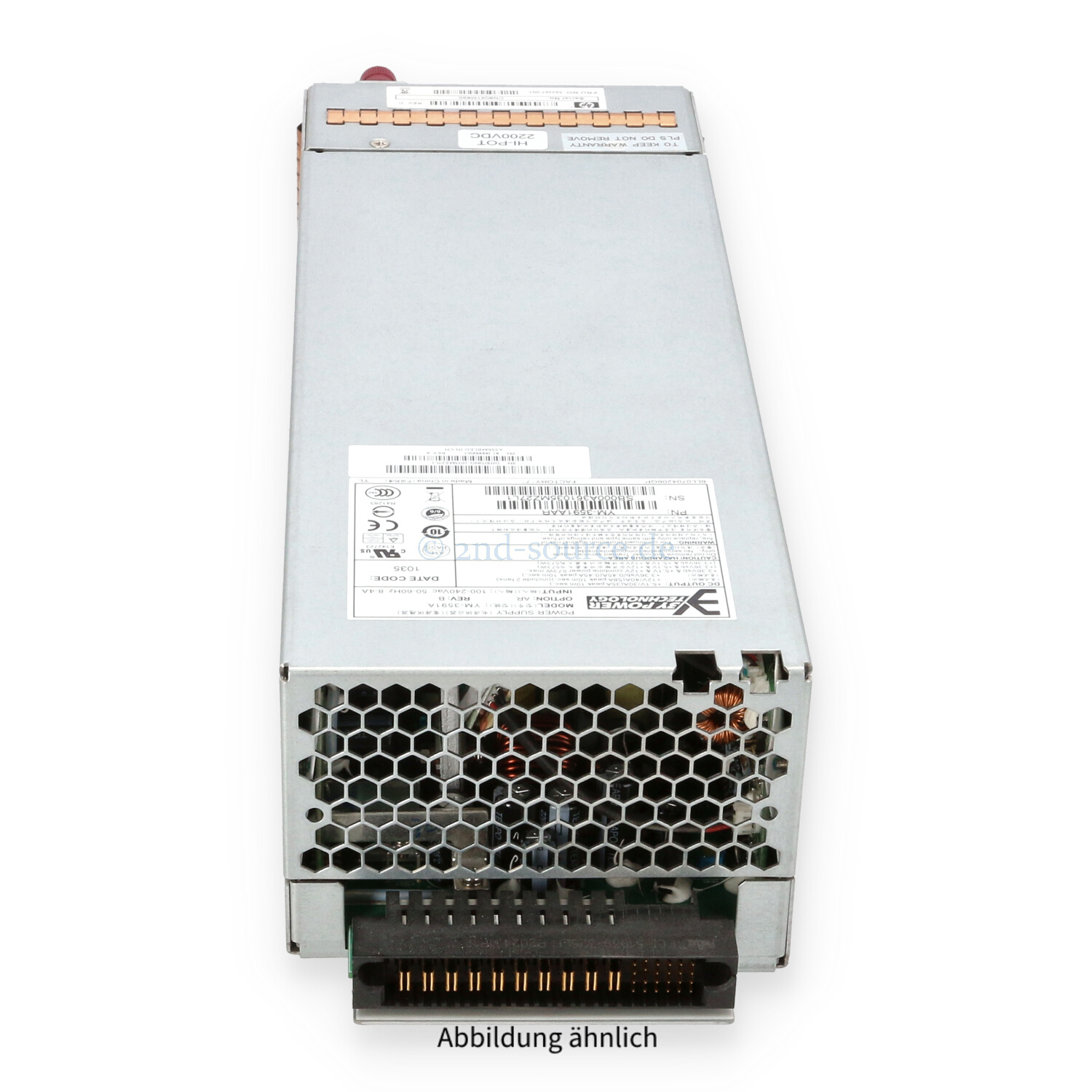 HPE 595W Power Supply StorageWorks MSA2000 P2000 592267-001