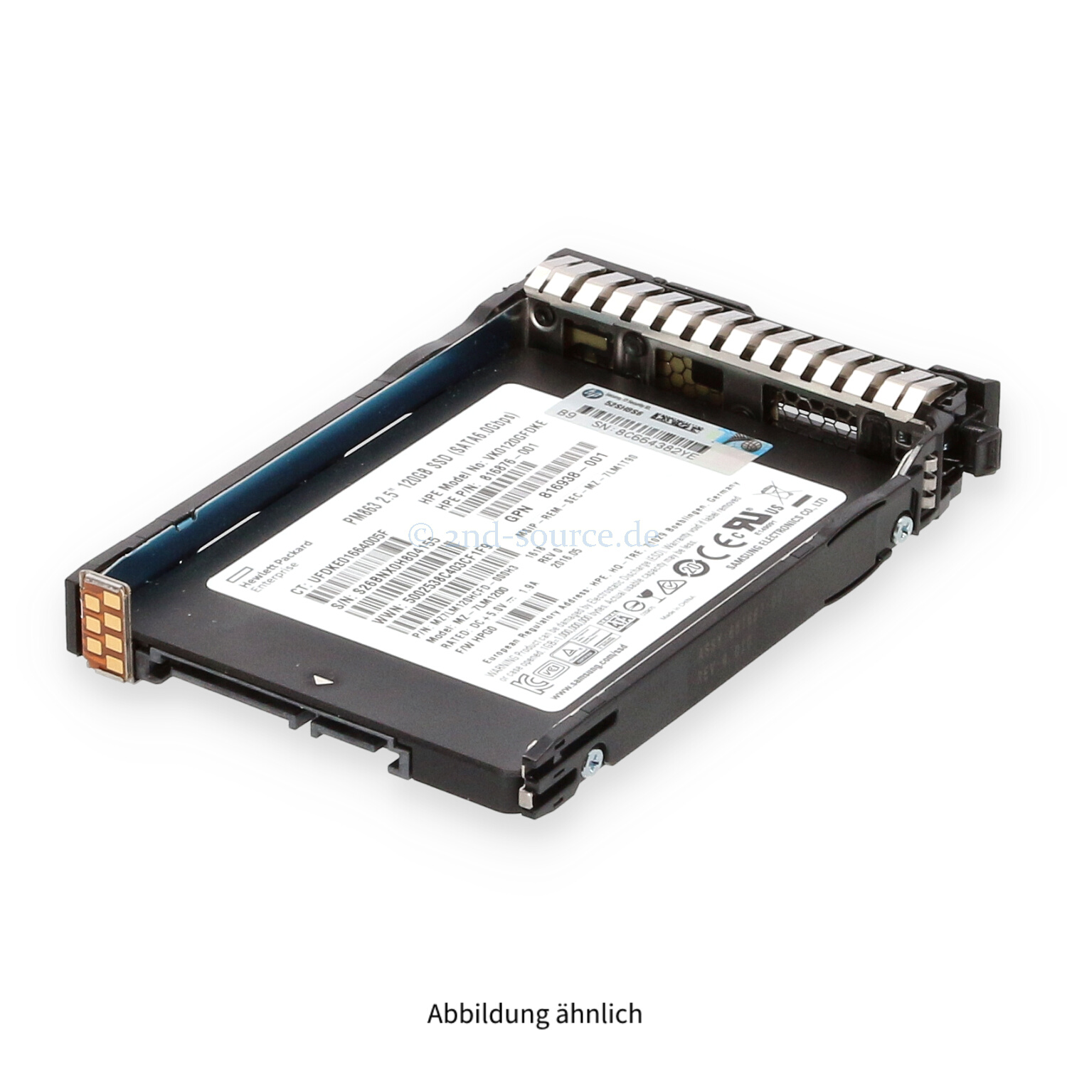 HPE 120GB SATA 6G SFF Read Intensive SC HotPlug SSD 816879-B21 817061-001