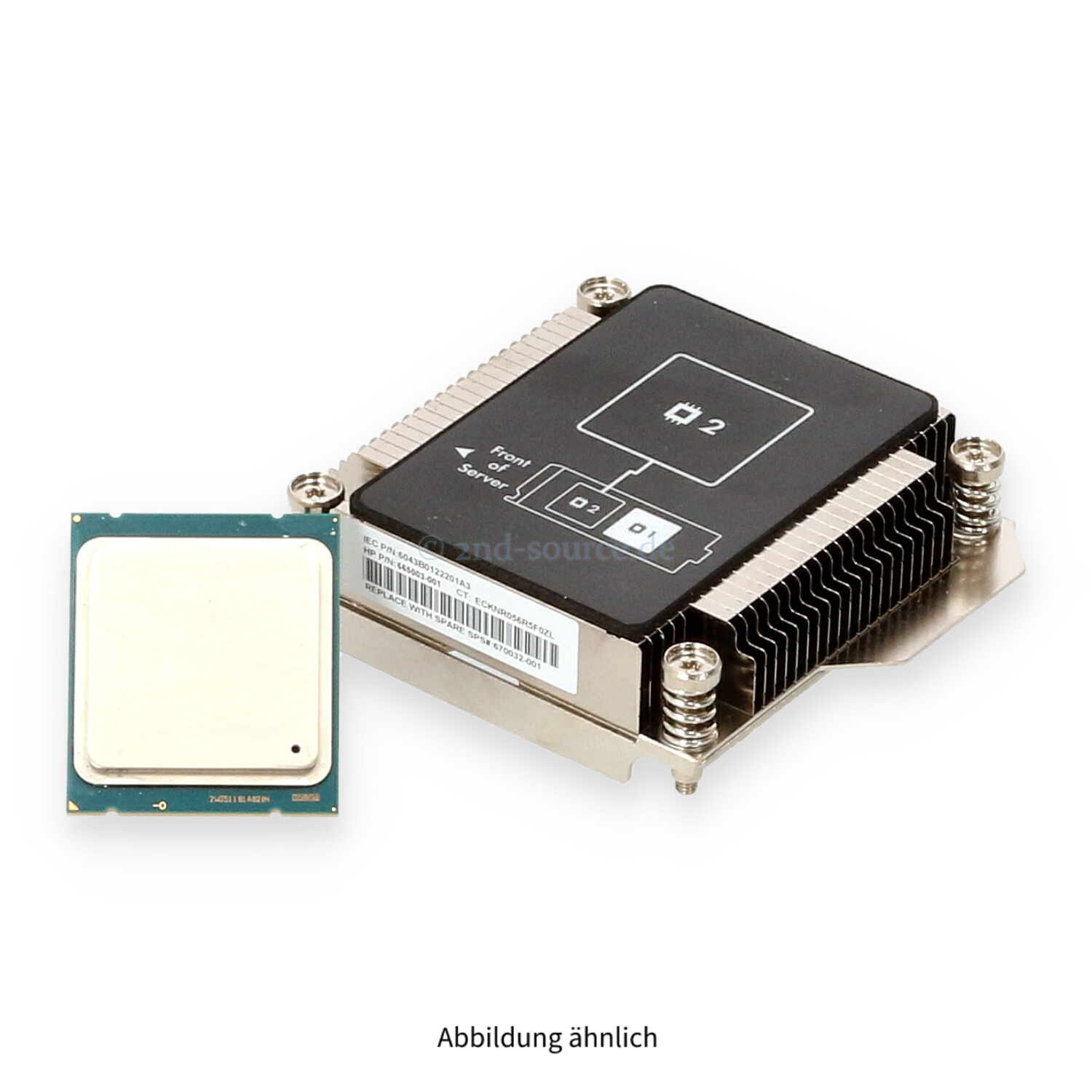 HPE BL460c G8 Intel Xeon E5-2697v2 (2.70GHz 12-Core 30MB 130W) CPU Kit 718045-B21 SR19H