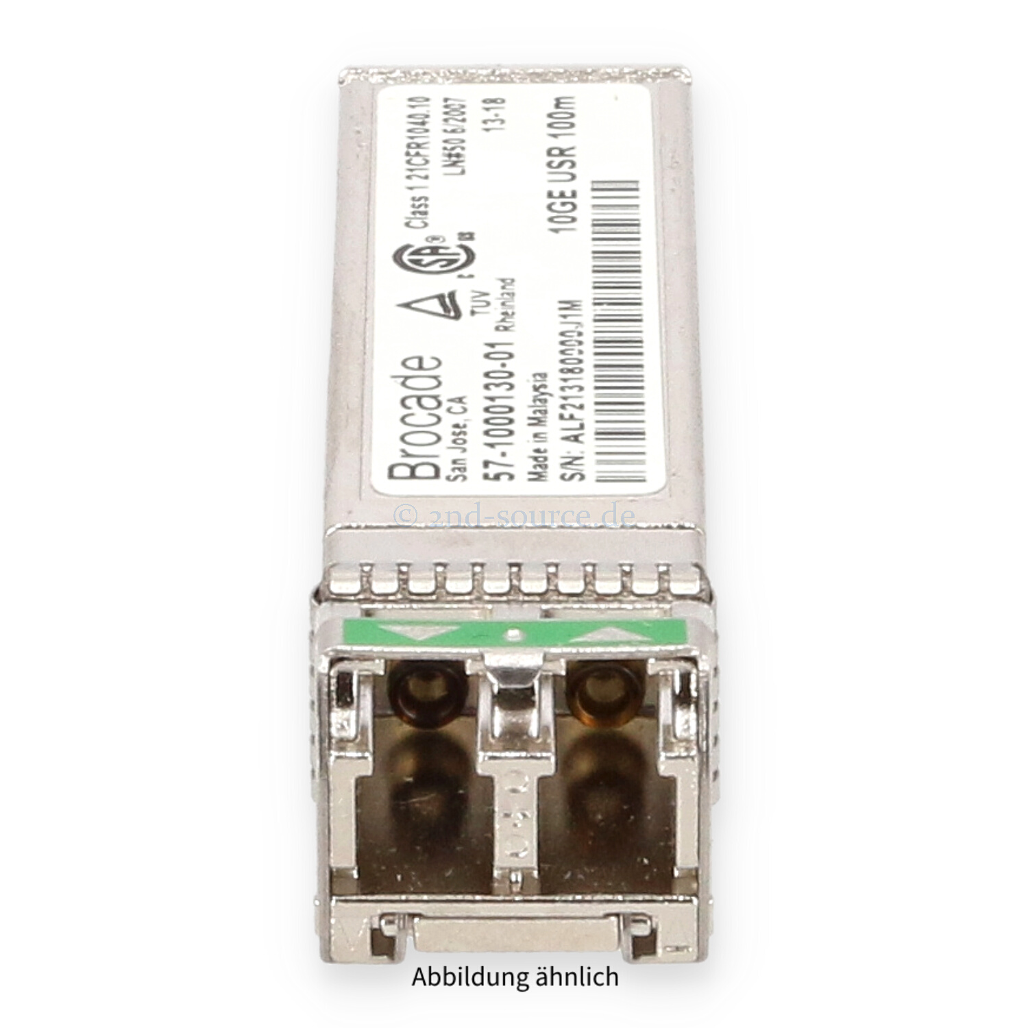 Brocade 10GBase-USR Shortwave SFP+ LC Transceiver Module 57-1000130-01 10G-SFPP-USR