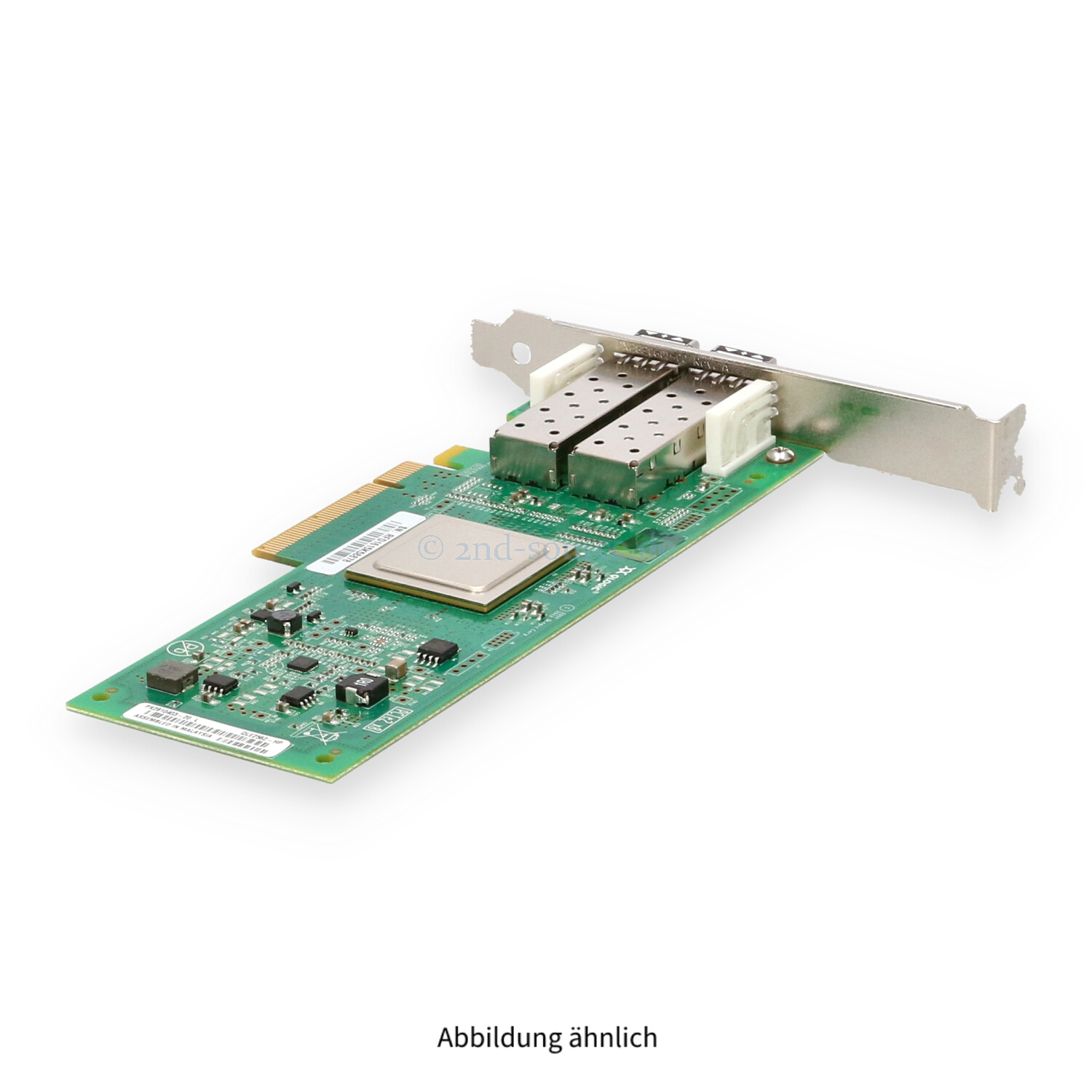 HPE 82Q 2x 8GB SFP Fibre Channel PCIe HBA High Profile AJ764A 489191-001