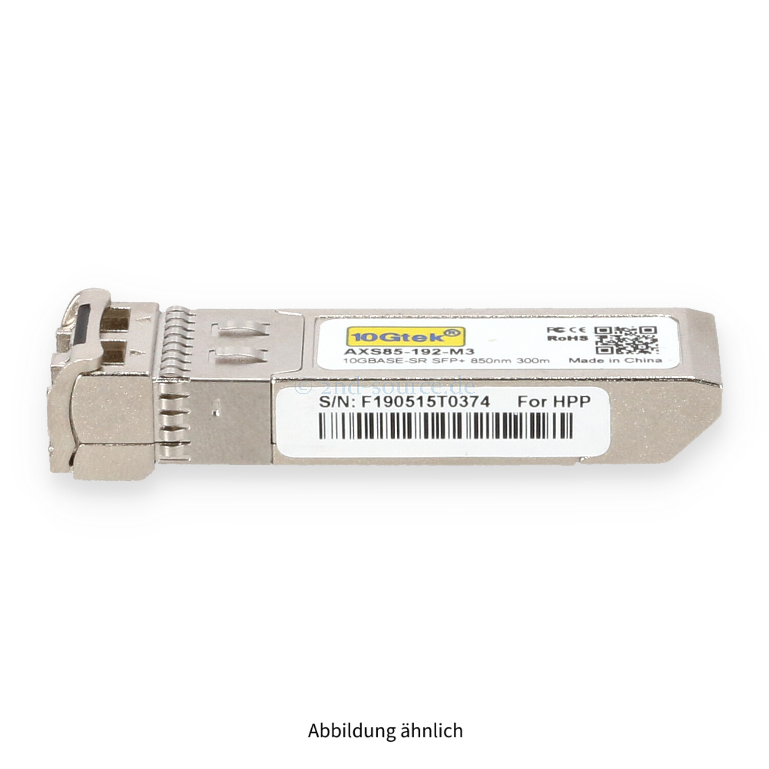 10G SFP+ LC SR Transceiver kompatibel zu HPE ProCurve X132 J9150A 10G SFP+ LC SR Transceiver kompatibel zu HPE ProCurve X132 J9150A