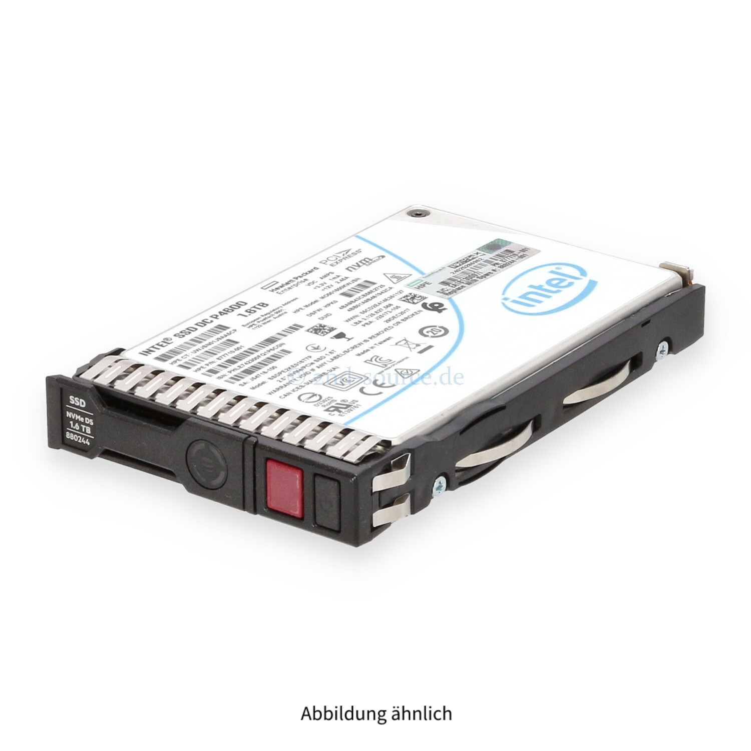 HPE 1.6TB NVMe PCIe 3.0 x4 U.2 Mixed Use DS SC HotPlug SSD 877994-B21 880244-001