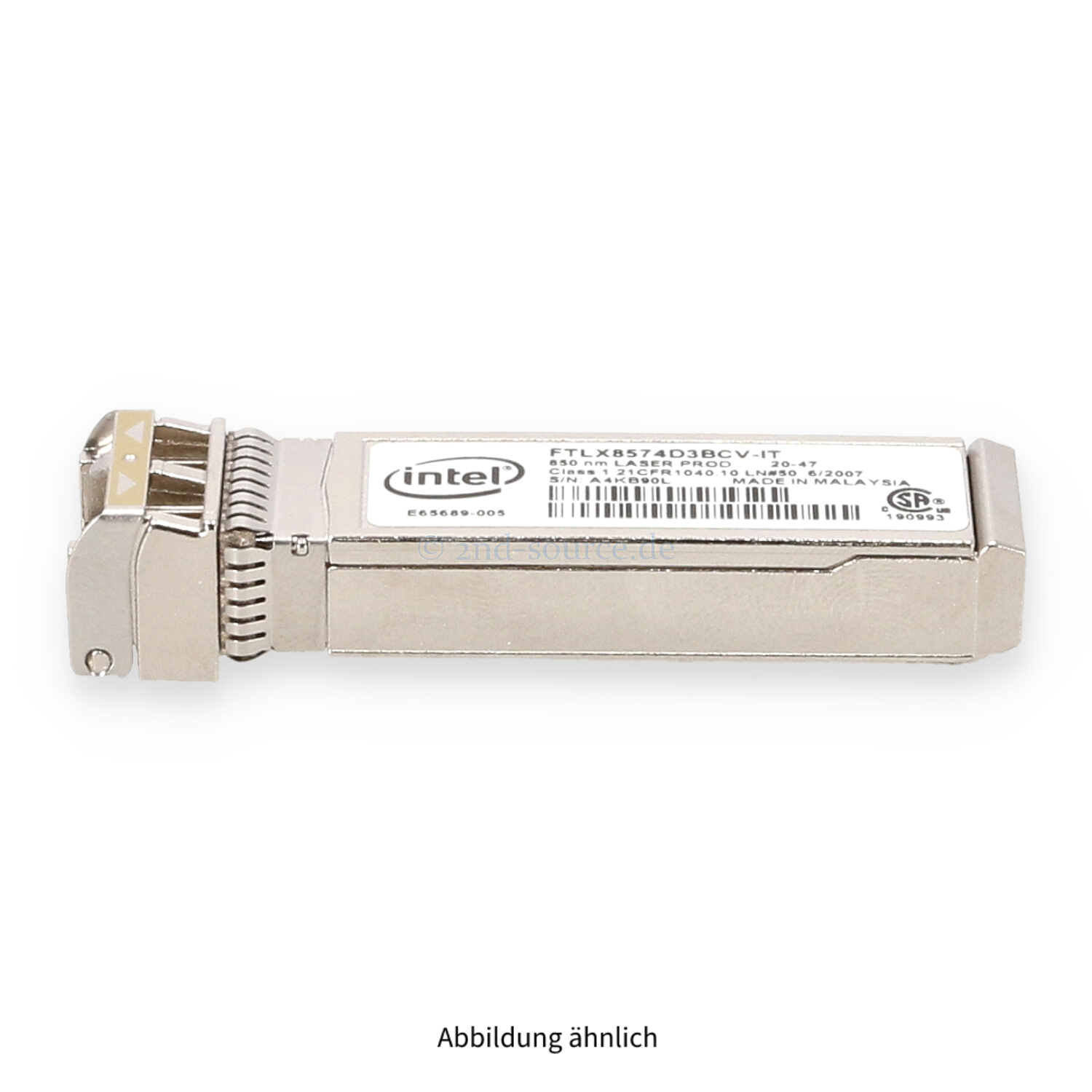 Dell 10GBase-SR SFP+ 850nm Short Wave Ethernet Transceiver Module XYD50 0XYD50 Dell 10GBase-SR SFP+ 850nm Short Wave Ethernet Transceiver Module XYD50 0XYD50