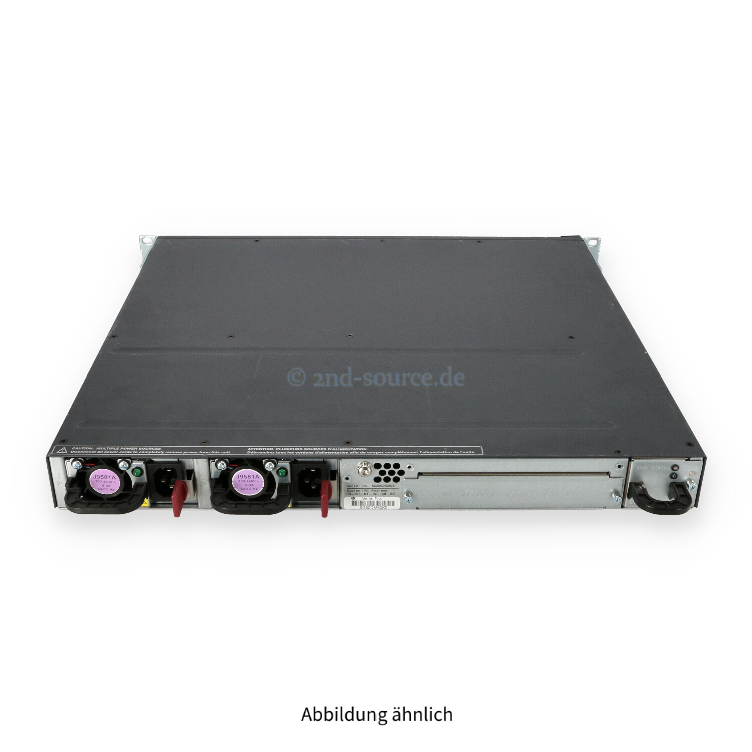 HPE ProCurve E3800-24SFP-2SFP+ 24x SFP Managed Switch 2x 400W J9584A