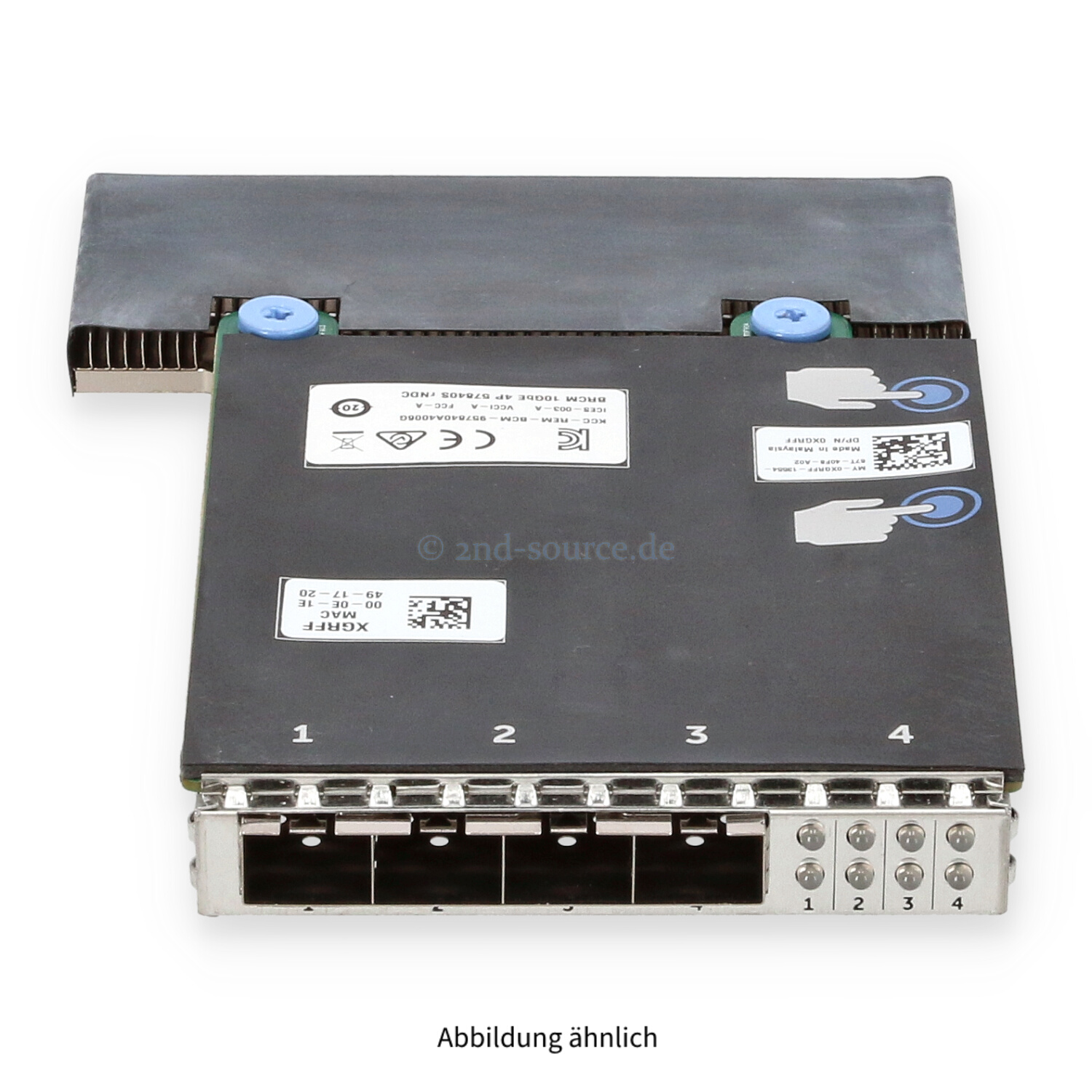 Dell Broadcom 57840S 4x10GBase SFP+ Network Daughter Card XGRFF 0XGRFF Dell Broadcom 57840S 4x10GBase SFP+ Network Daughter Card XGRFF 0XGRFF