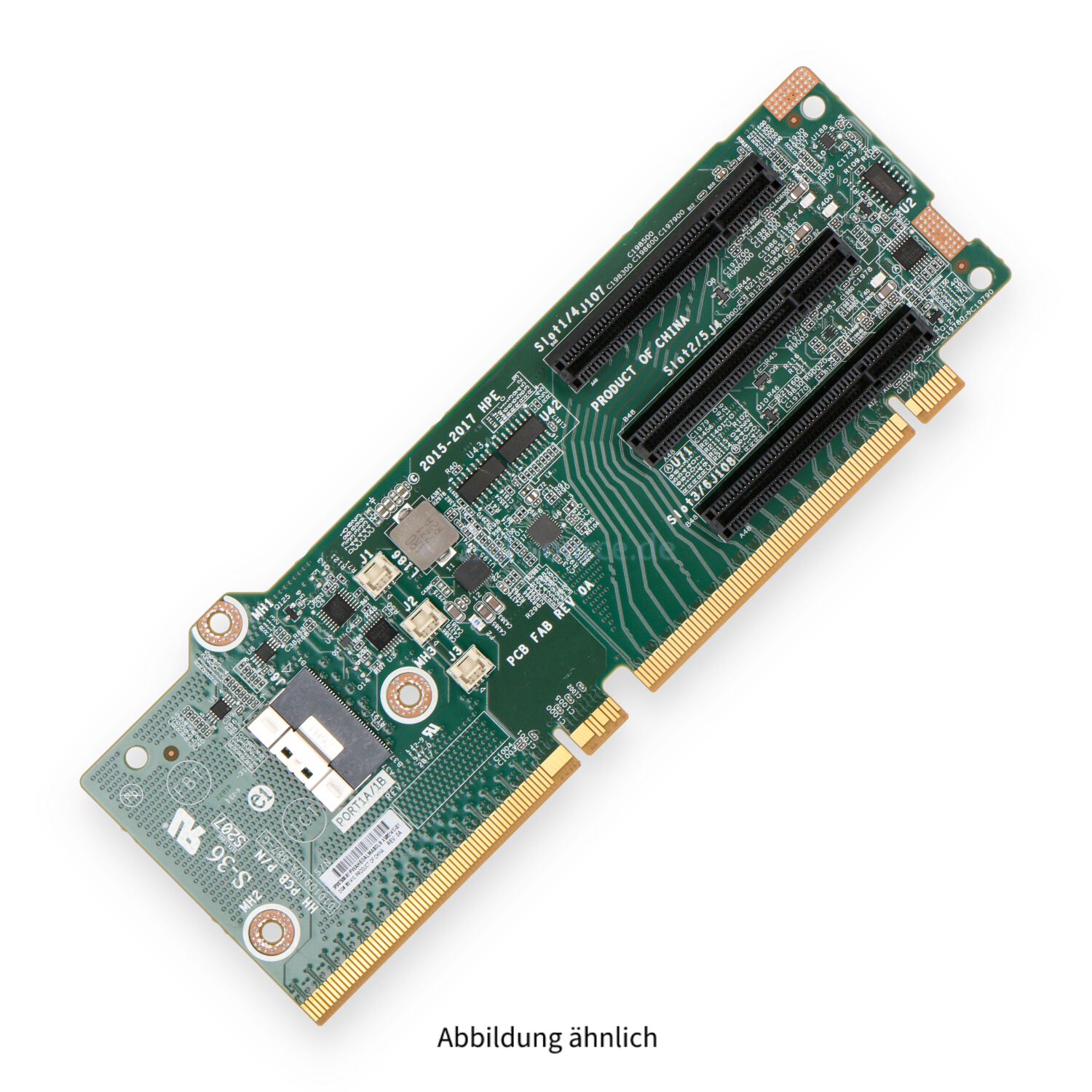 HPE 3x PCIe x8 1x Slim SAS Riser Board DL380 DL385 DL560 G10 875086-001 HPE 3x PCIe x8 1x Slim SAS Riser Board DL380 DL385 DL560 G10 875086-001