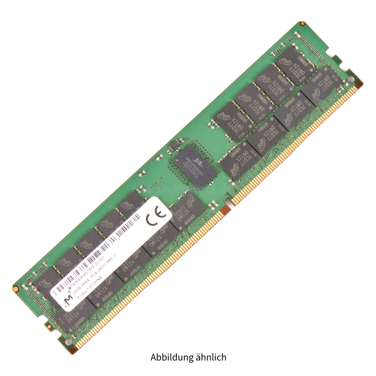 Micron 32GB PC4-19200T-R DIMM Dual Rank x4 (DDR4-2400) Registered ECC MTA36ASF4G72PZ-2G3D1