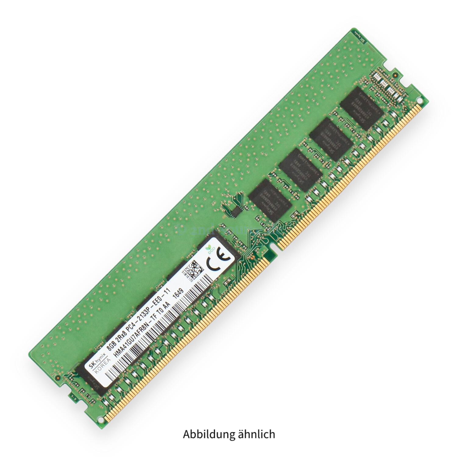 Hynix 8GB PC4-17000P-E DIMM Dual Rank x8 (DDR4-2133) Unbuffered ECC HMA41GU7AFR8N-TF