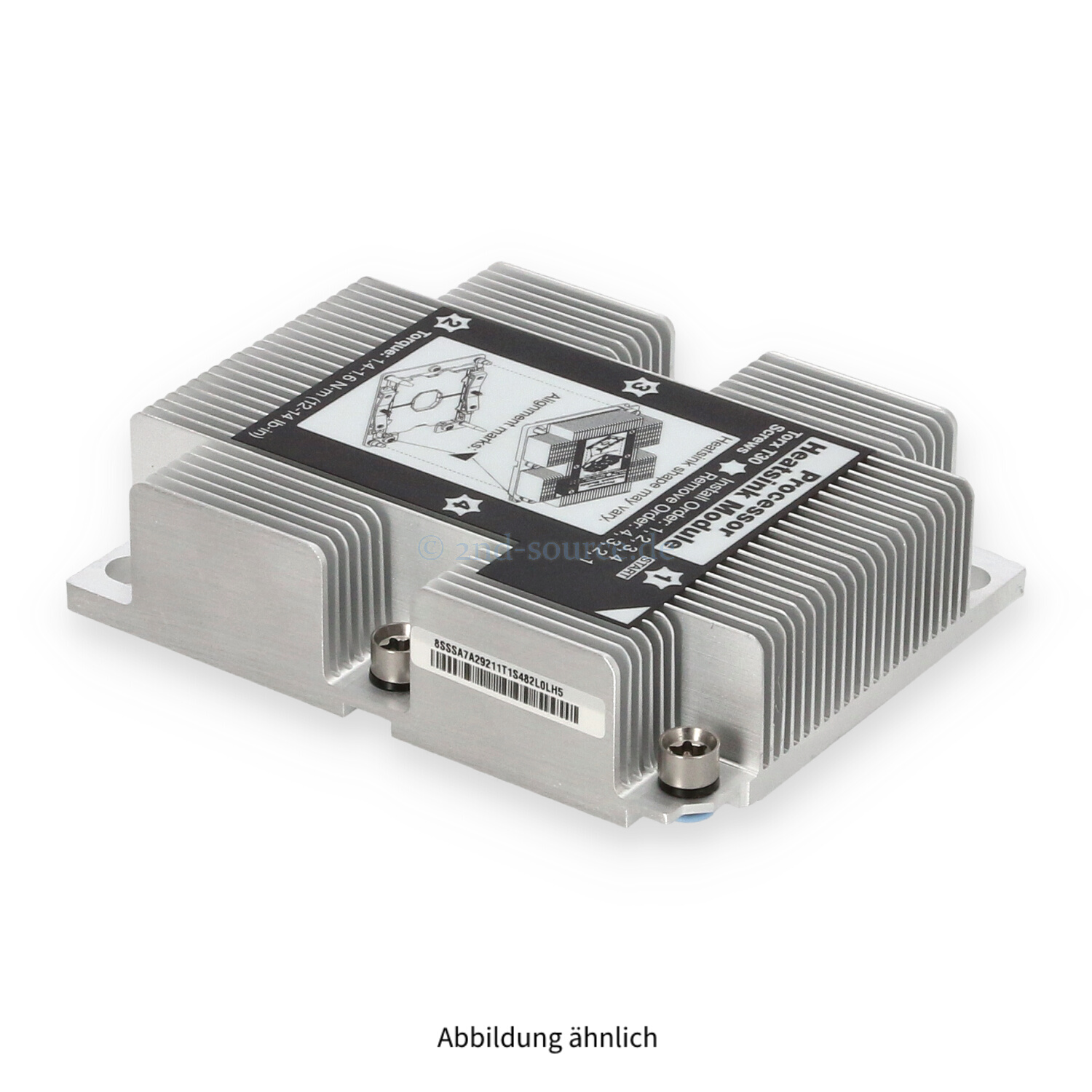 Lenovo 1U Standard Heatsink SR530 SR570 SR630 01KP657 Lenovo 1U Standard Heatsink SR530 SR570 SR630 01KP657