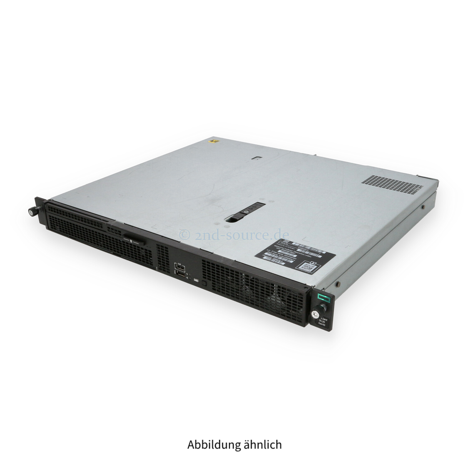 HPE DL20 G10 2x LFF E-2224 3.40GHz 4C 32GB S100i 2x 1TB 7.2k SATA 6G HDD 361T 290W