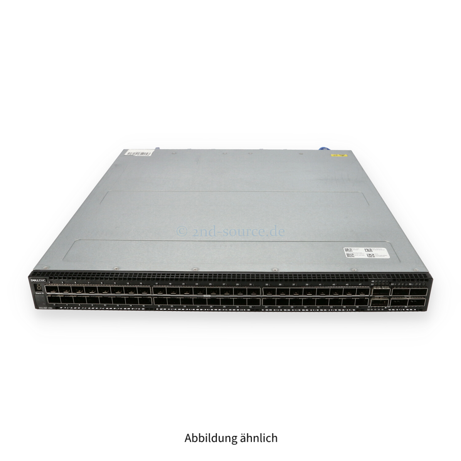 Dell PowerSwitch S5248F-ON 48x SFP28 25GbE 4x QSFP28 100GbE 2x QSFP28-DD 200GbE B-t-F 2x 750W Managed Switch