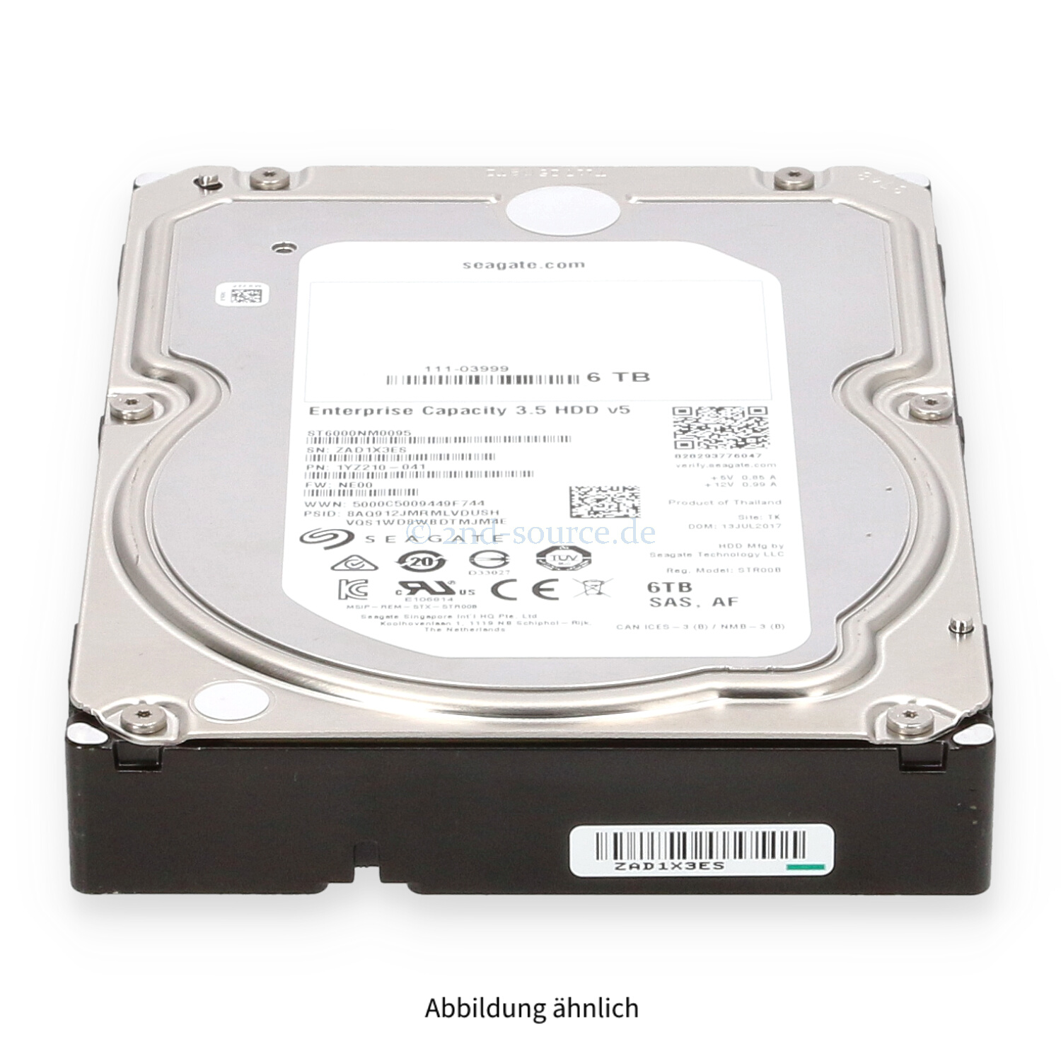 Seagate Exos 7E8 6TB 7.2k SAS 12G LFF HDD ST6000NM0095