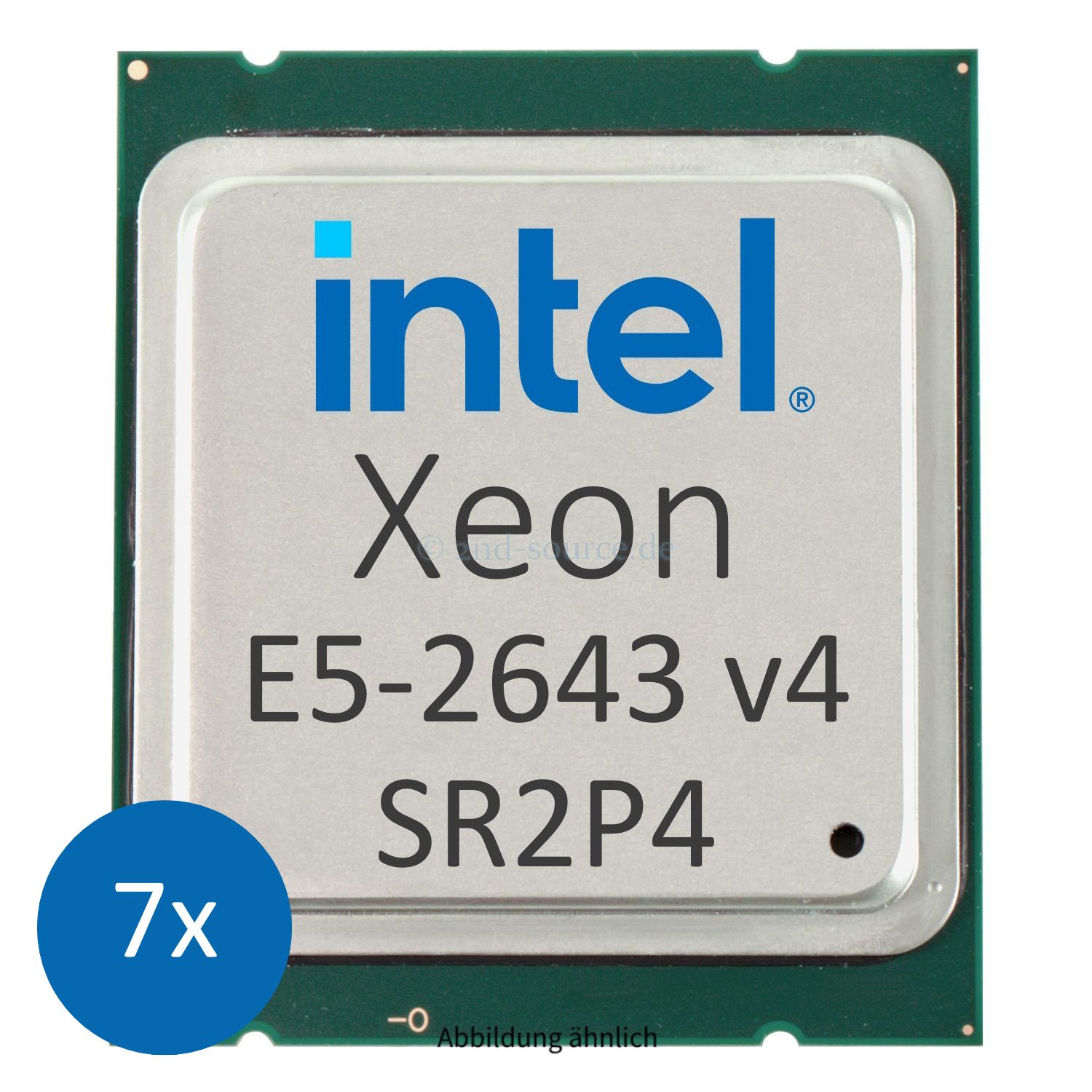 7x Intel Xeon E5-2643 v4 3.40GHz 20MB 6-Core CPU 135W SR2P4 CM8066002041500