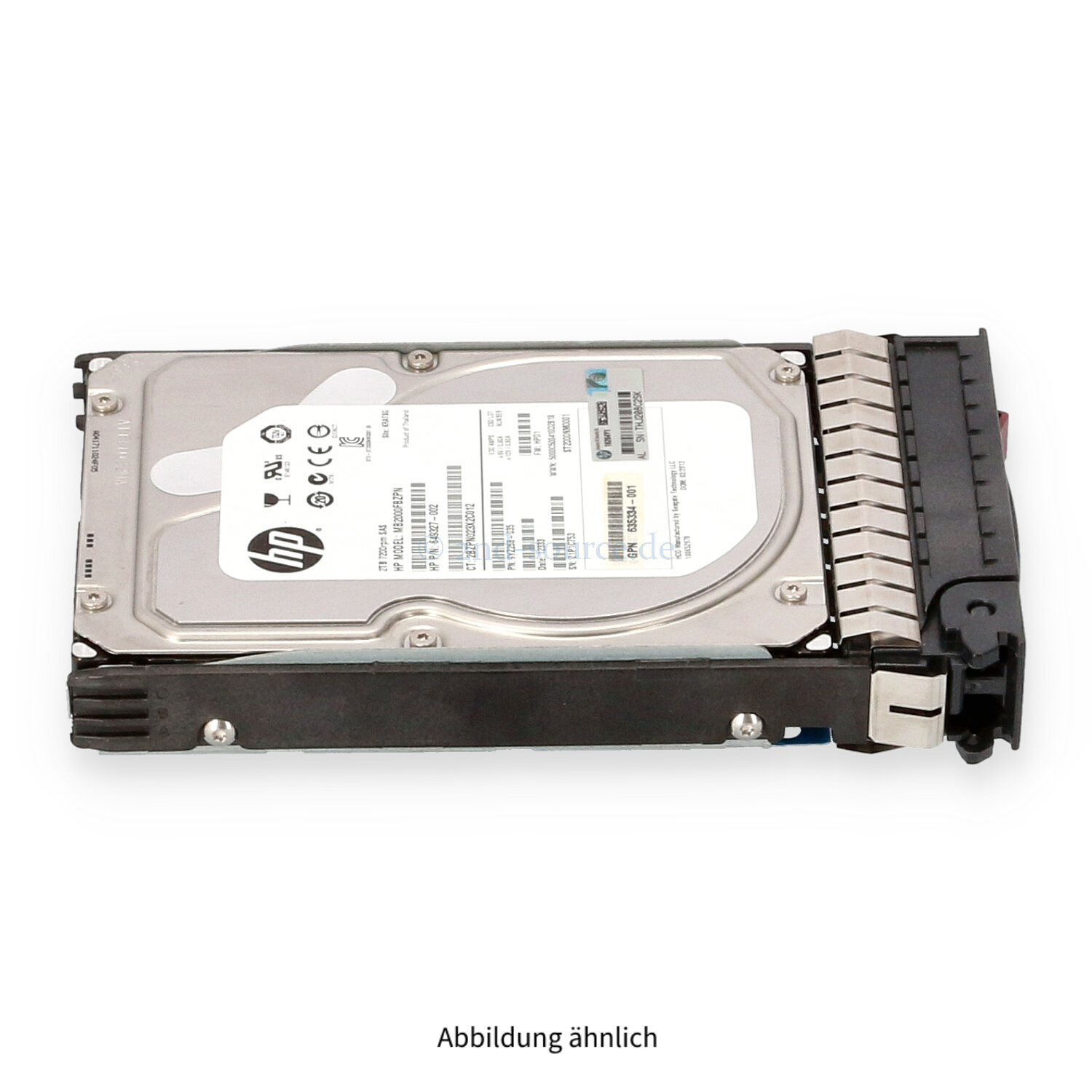 HPE EVA 2TB 7.2k SAS 6G LFF DP HotPlug HDD M6612 AW590A 602119-001