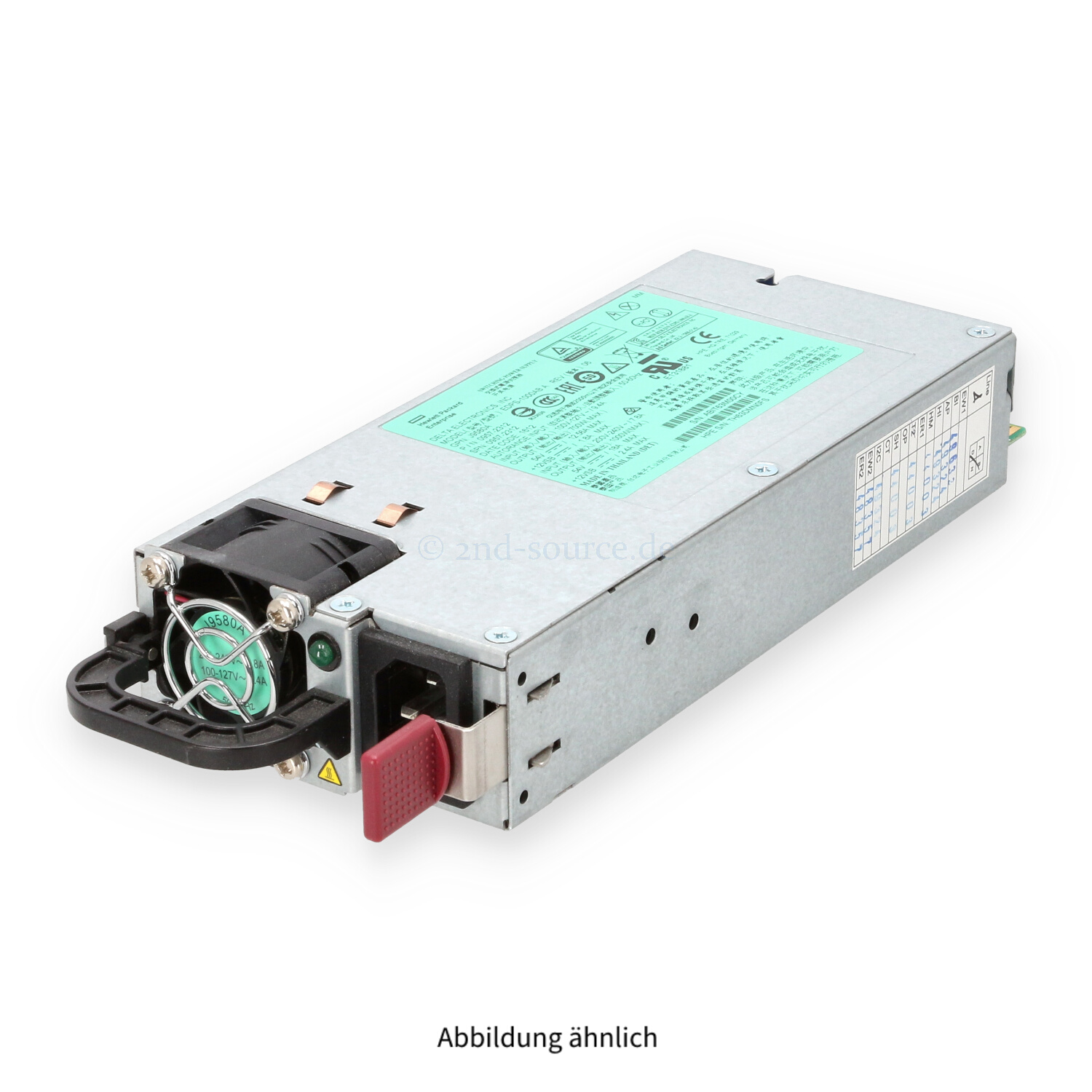 HPE X312 1000W HotPlug Power Supply ProCurve 3800 J9580A J9580-61001