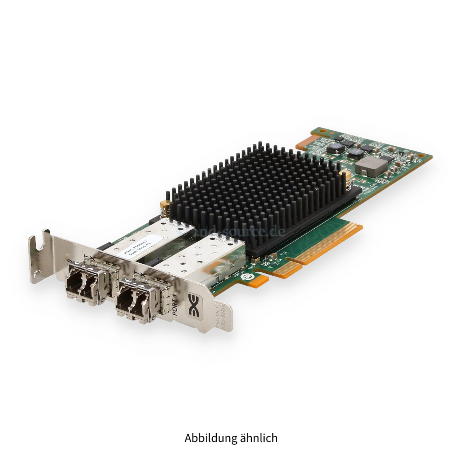 Emulex LightPulse LPE16002 2x SFP+ 16GB Fibre Channel PCIe HBA Low Profile LPE16002-M6 P005947-41C
