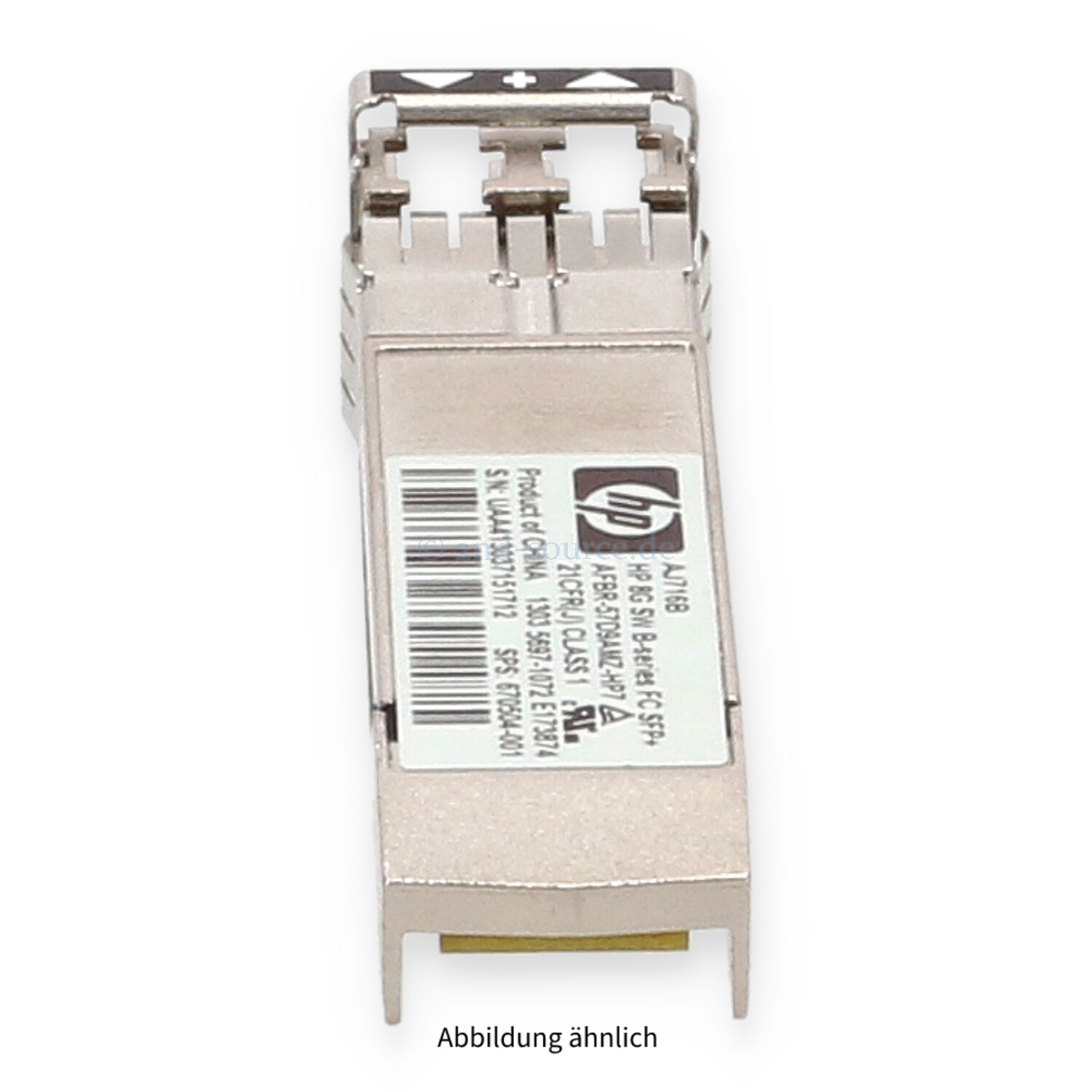 HPE 8GB Shortwave FC SFP+ Transceiver GBIC AJ716B 670504-001