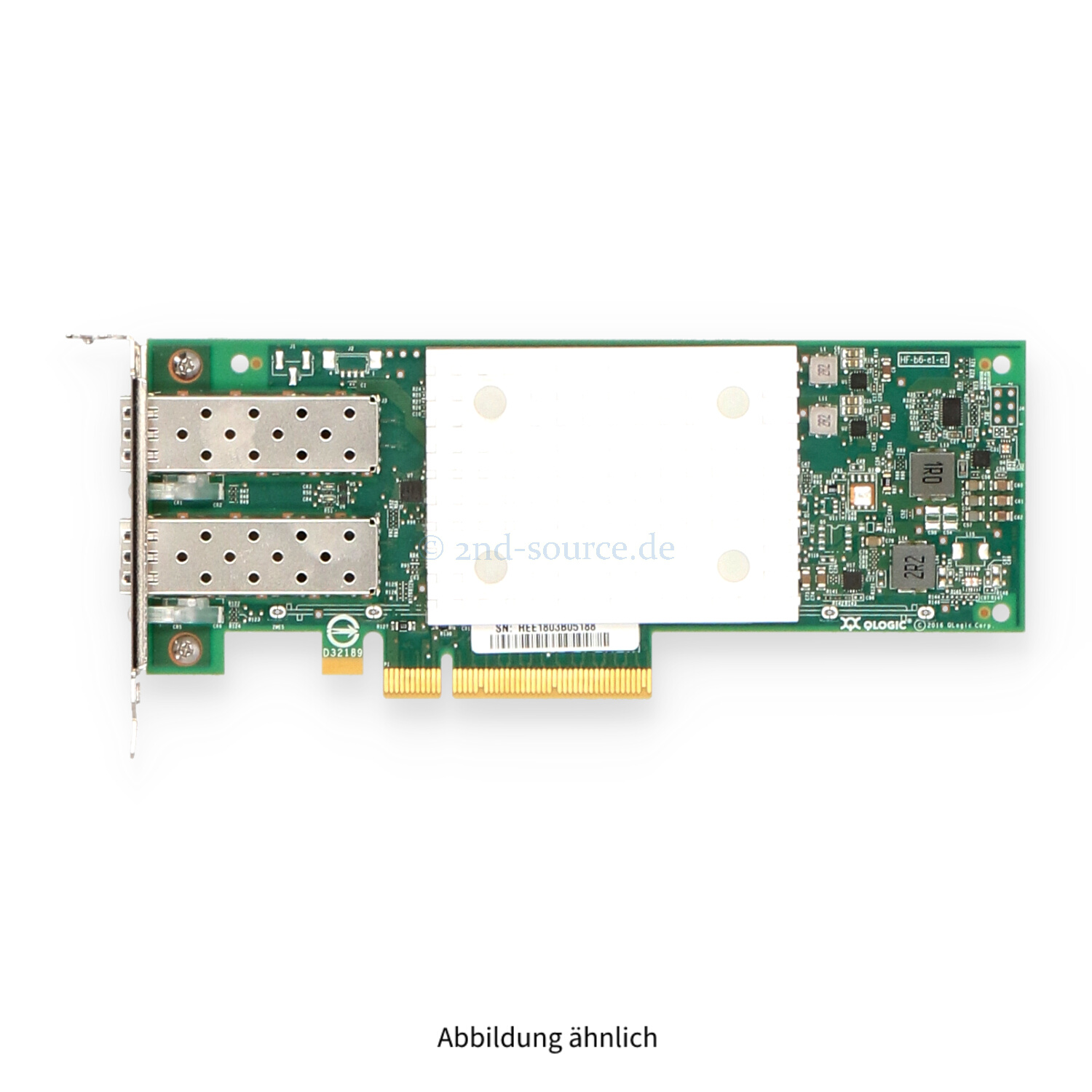 Dell QLogic FastLinQ 41112 2x10GBase SFP+ PCIe Server Ethernet Adapter Low Profile 807N9 0807N9
