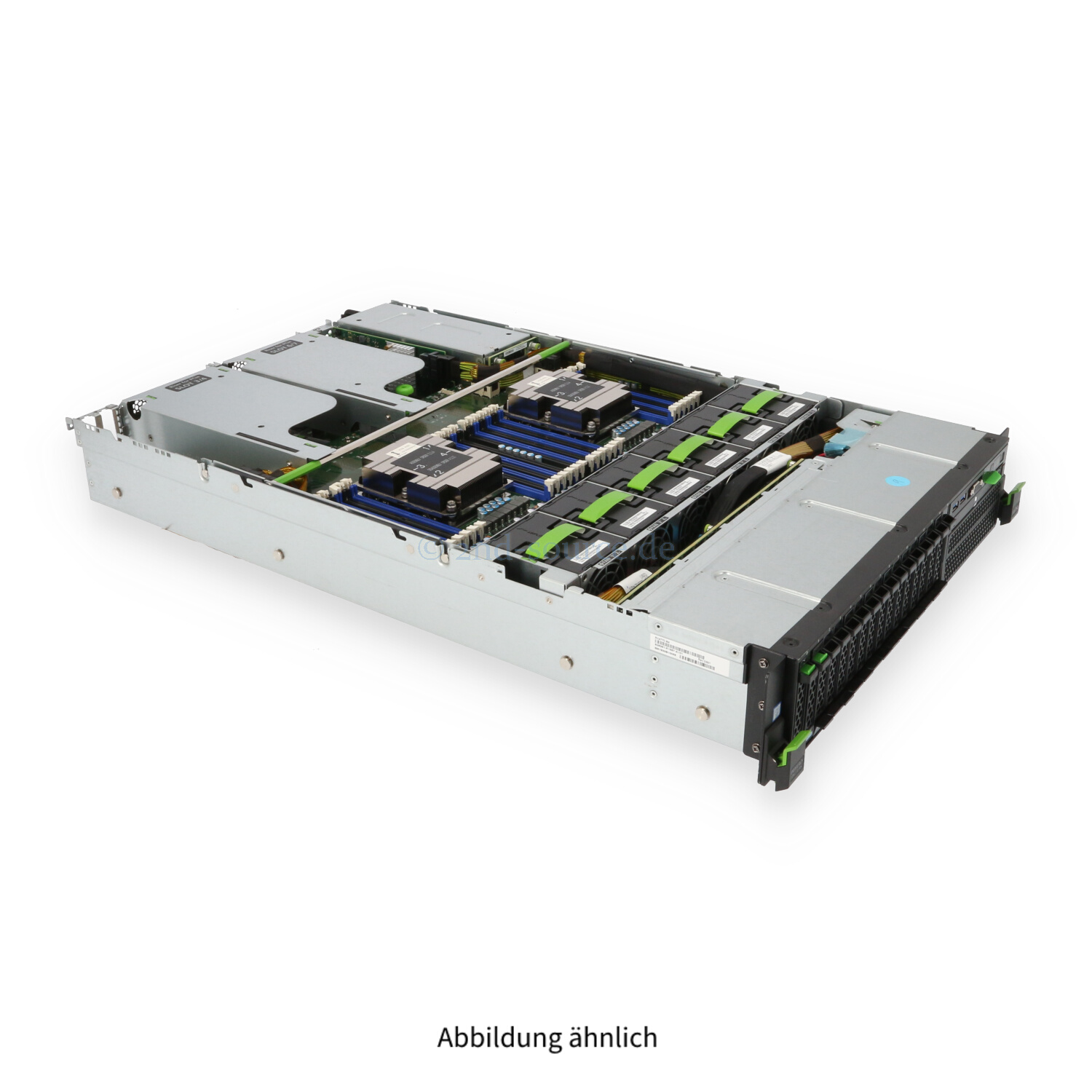 Fujitsu Primergy RX4770 M4 16xSFF 4x Heatsink CP400i 2x 1TB 7.2k SATA 6G I357-T4 2x 1600W Rackkit CTO Server