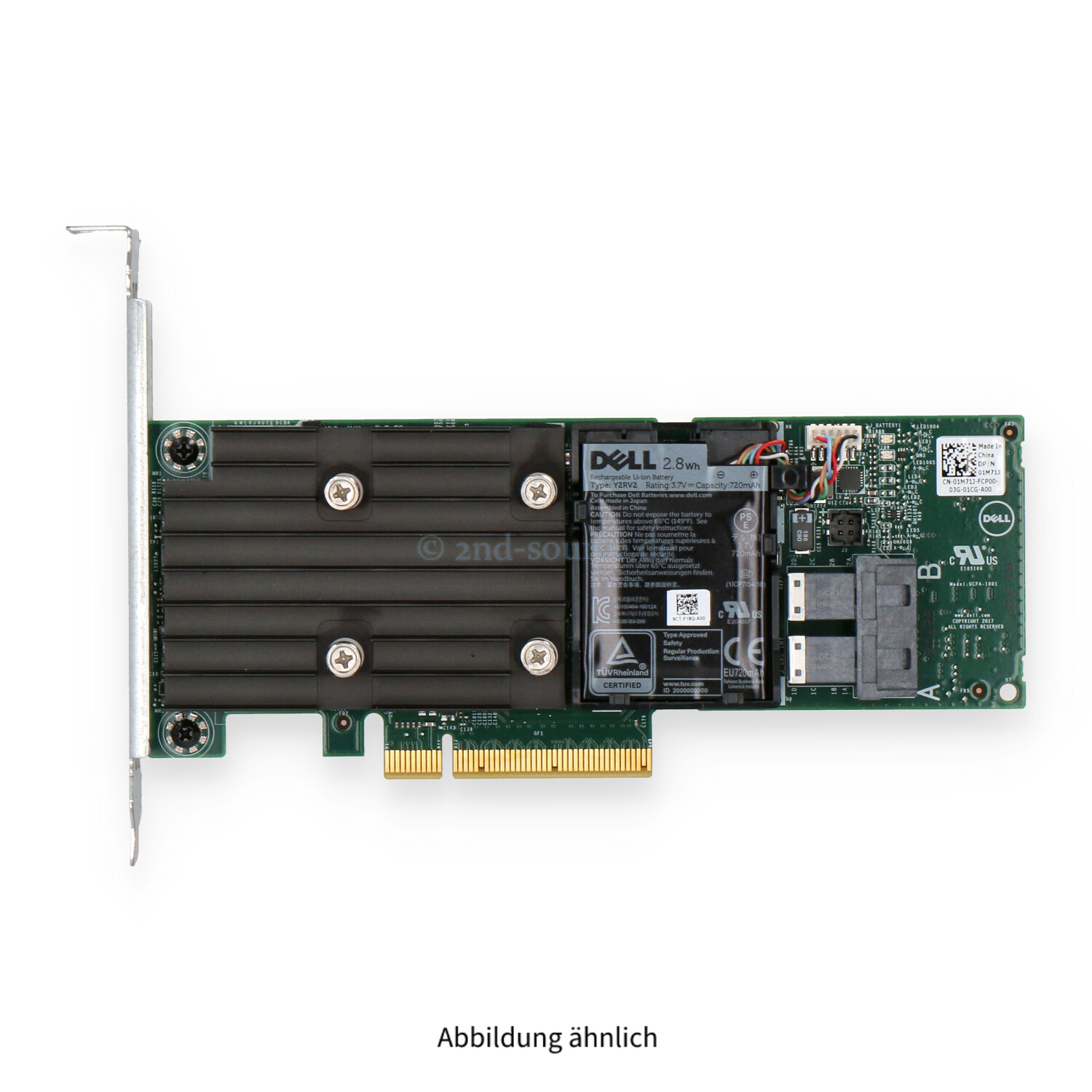 Dell PERC H740p 12G PCIe SAS RAID Controller High Profile 1M71J 01M71J