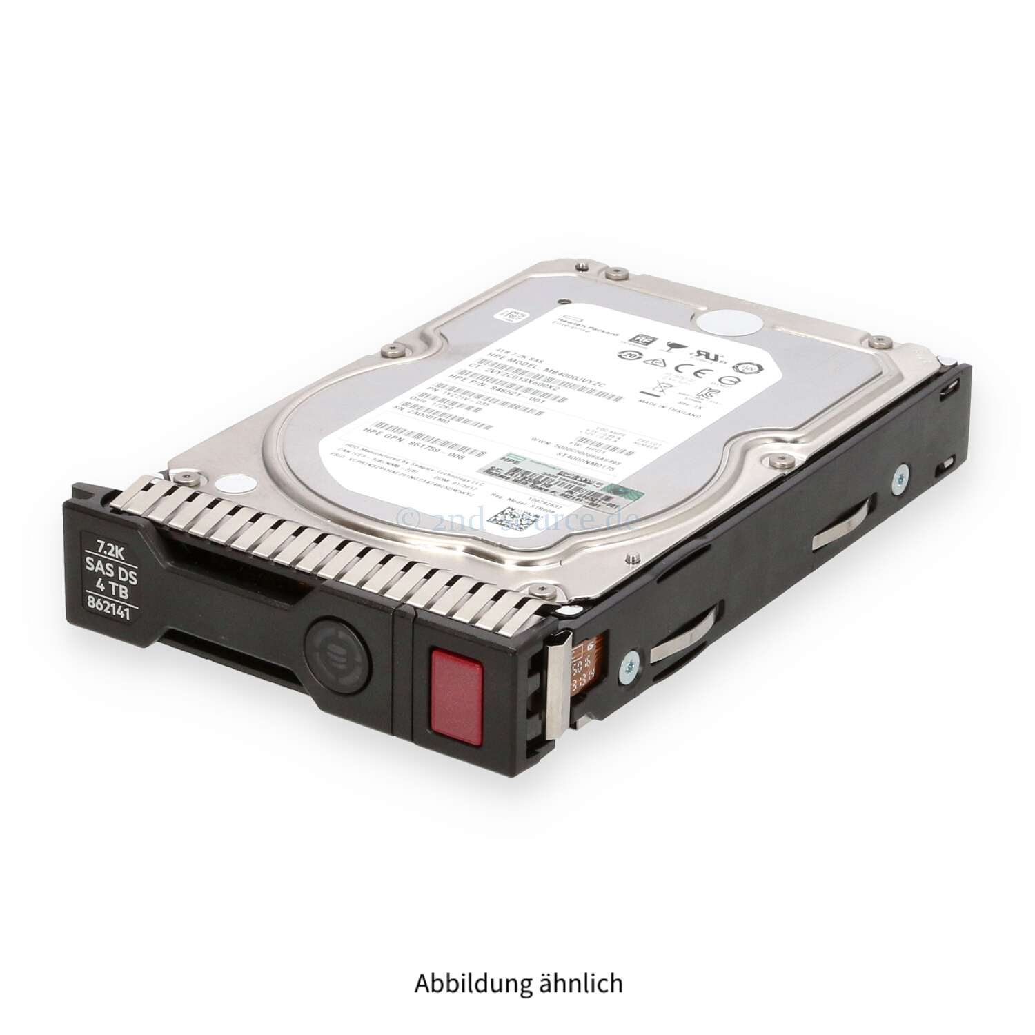 HPE 4TB 7.2k SAS 12G LFF Midline SC HotPlug HDD 861756-B21 862141-001